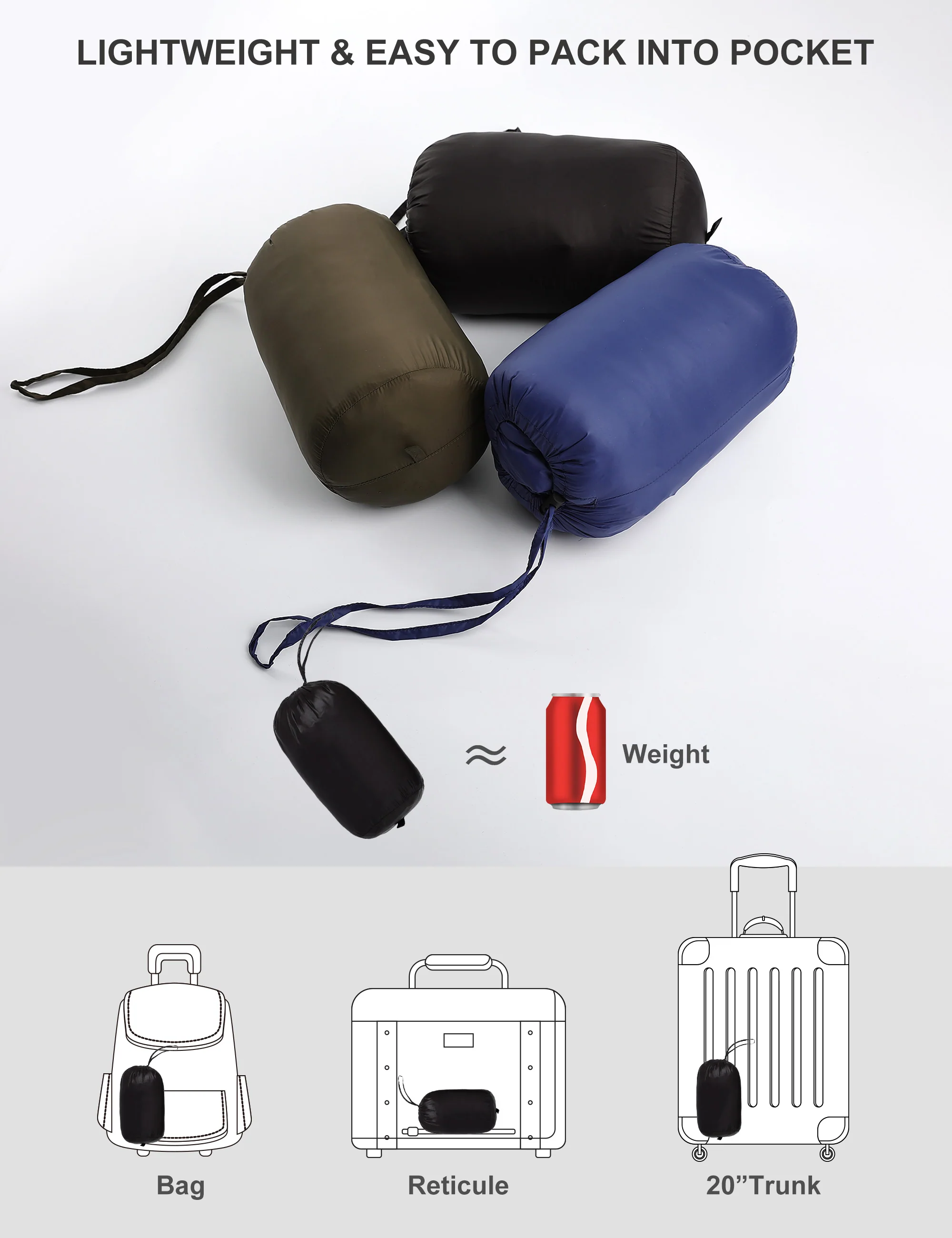 Lightweight Packable Down Jacket with Stand Collar with hood - Image 43