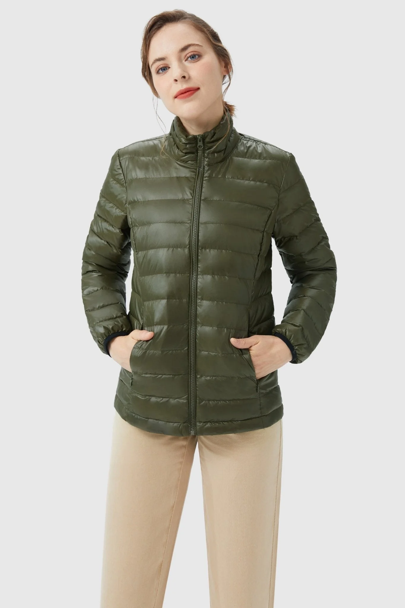Lightweight Quilted Packable Down Jacket - Image 39