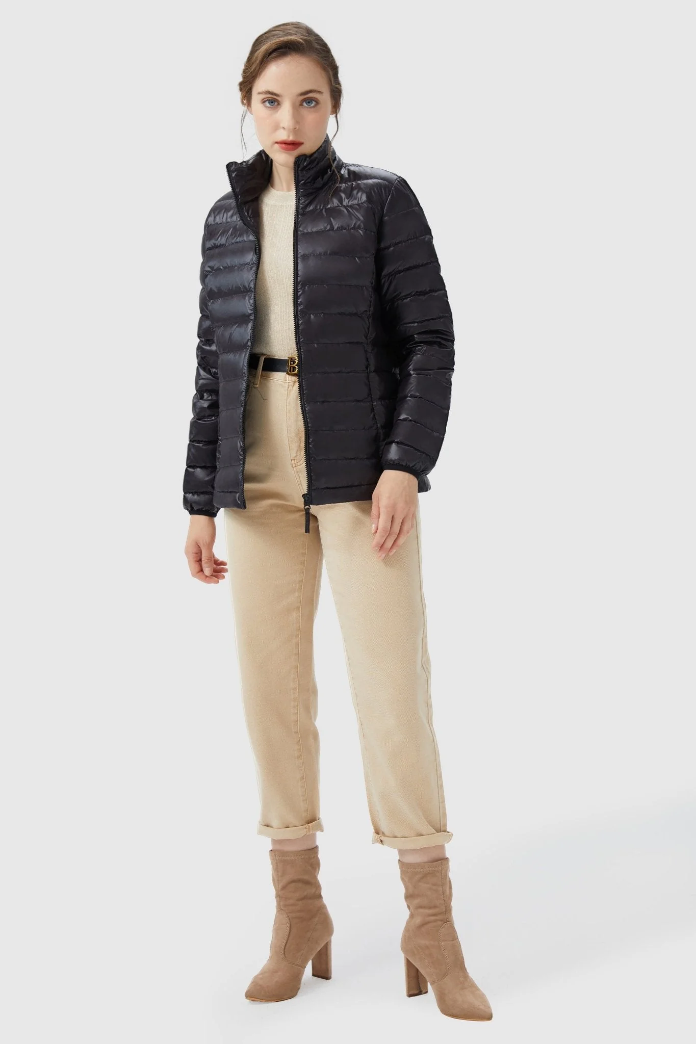 Lightweight Quilted Packable Down Jacket - Image 6