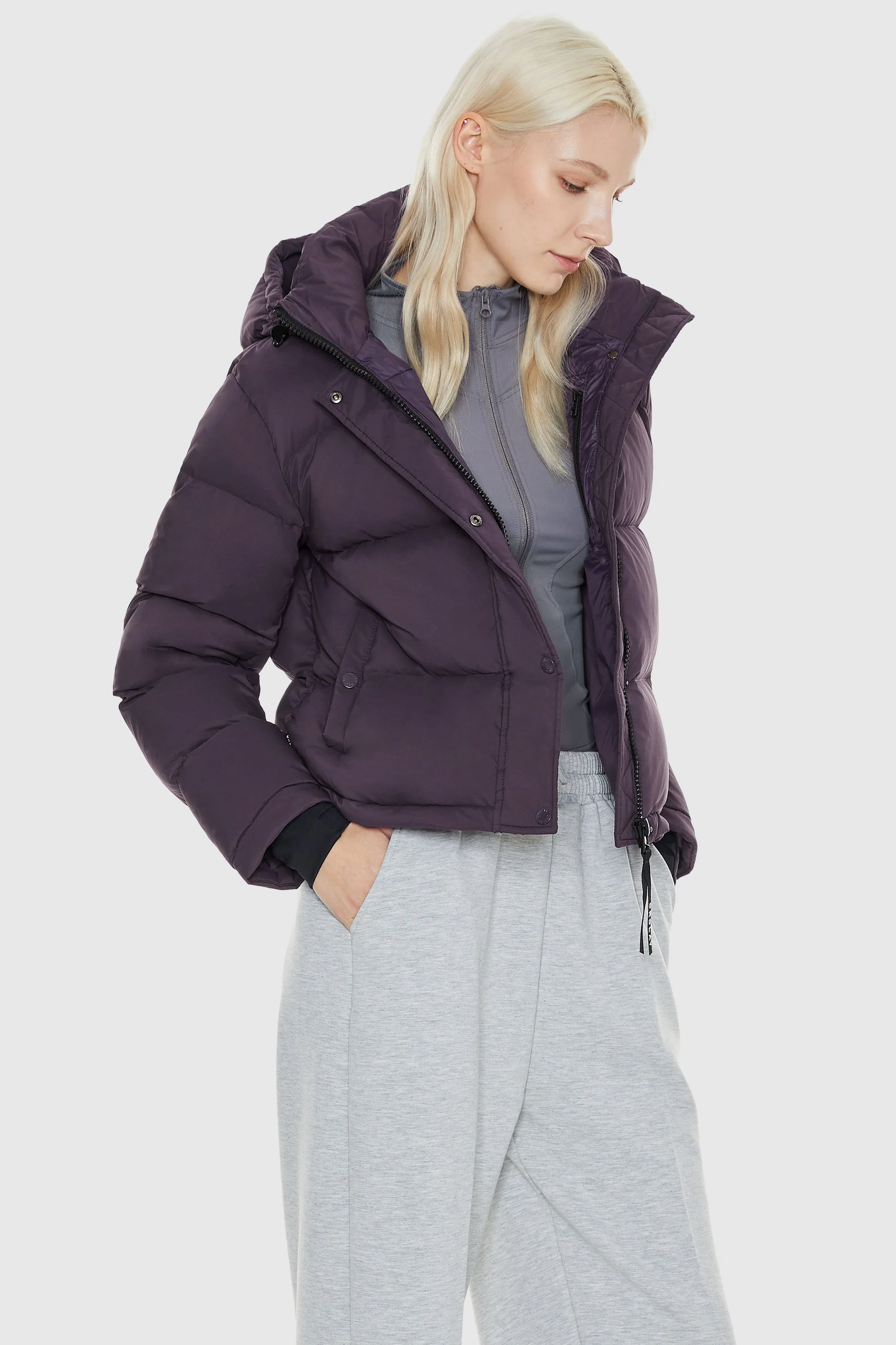 Puff-O® Cropped Down Puffer Jacket - Image 19