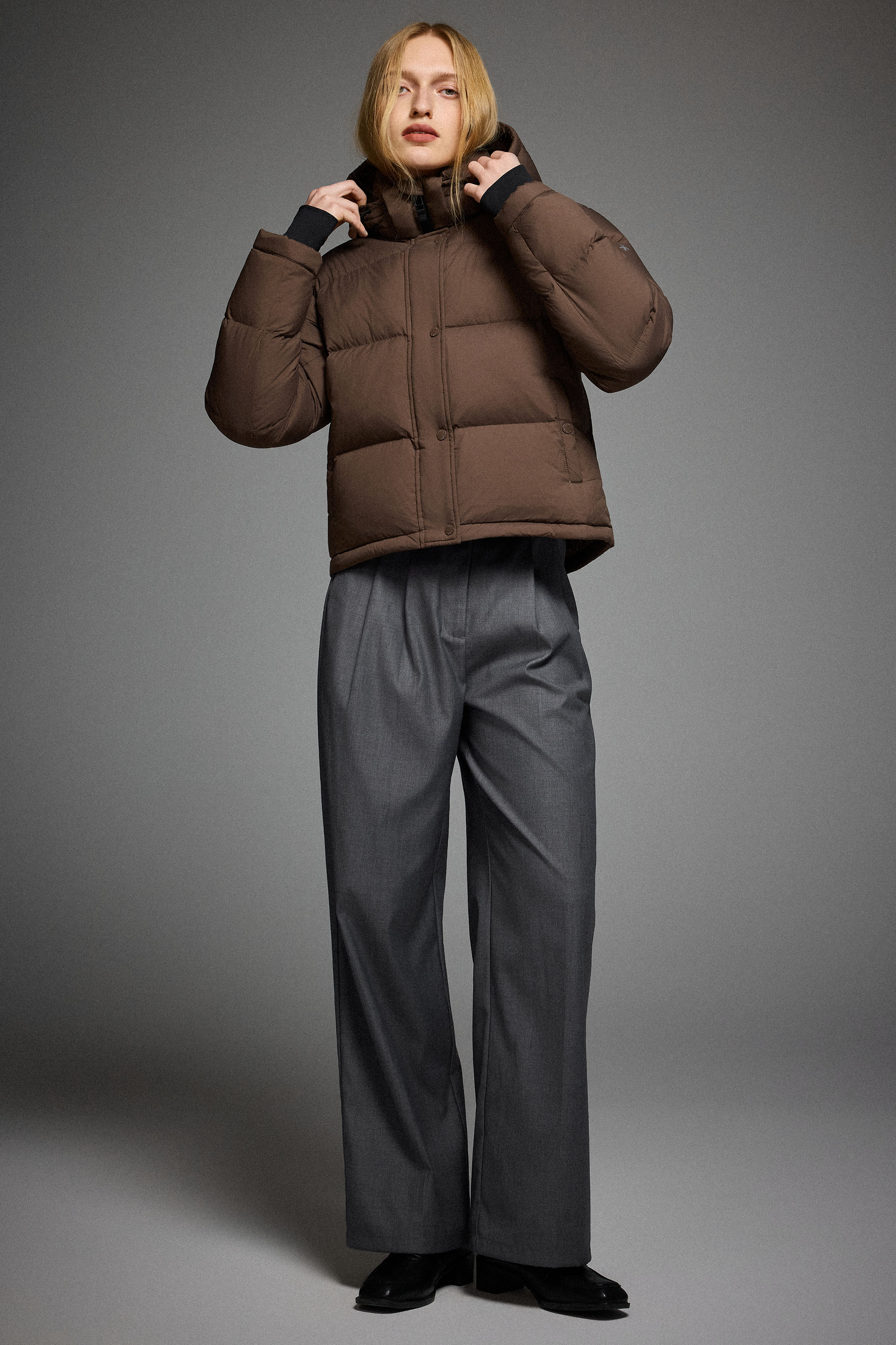 Puff-O® Cropped Down Puffer Jacket - Image 45