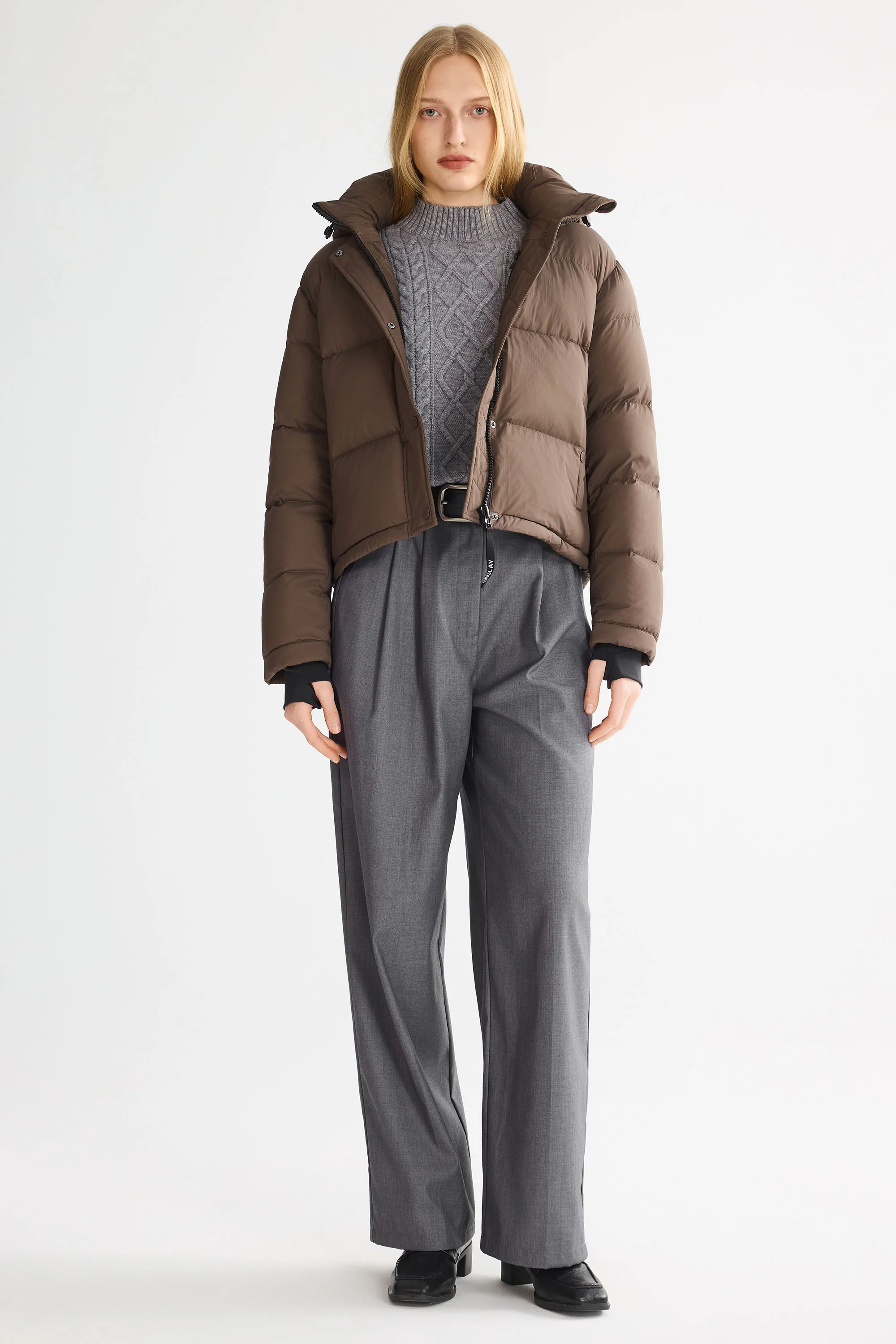 Puff-O® Cropped Down Puffer Jacket - Image 46