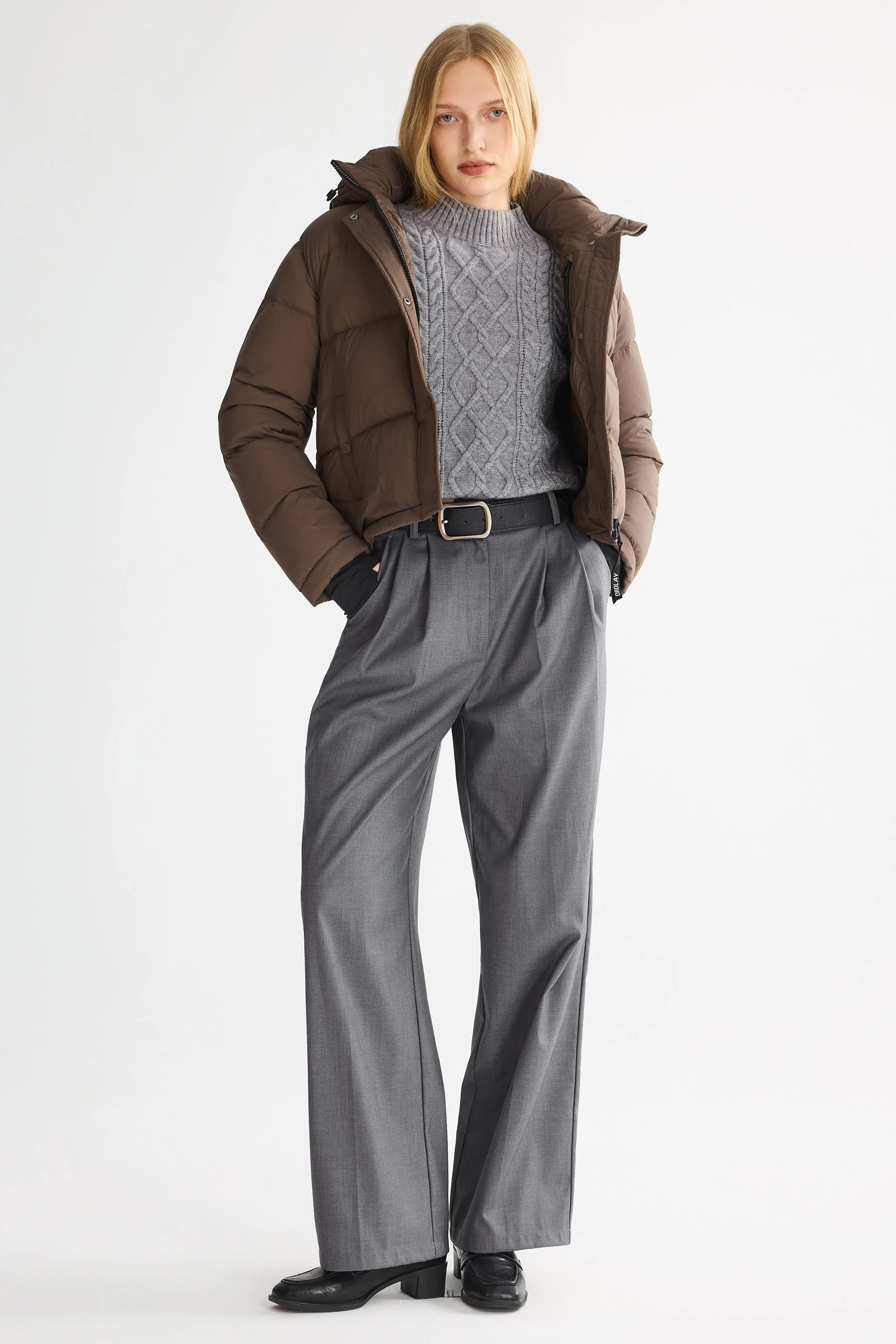 Puff-O® Cropped Down Puffer Jacket - Image 48