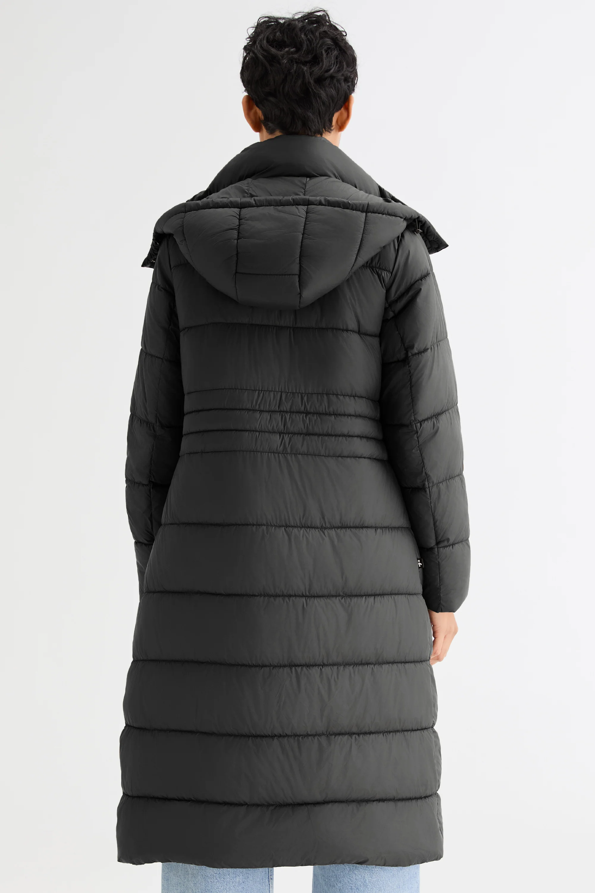 Long Hooded Quilted Lyrella Puffer Jacket - Image 26