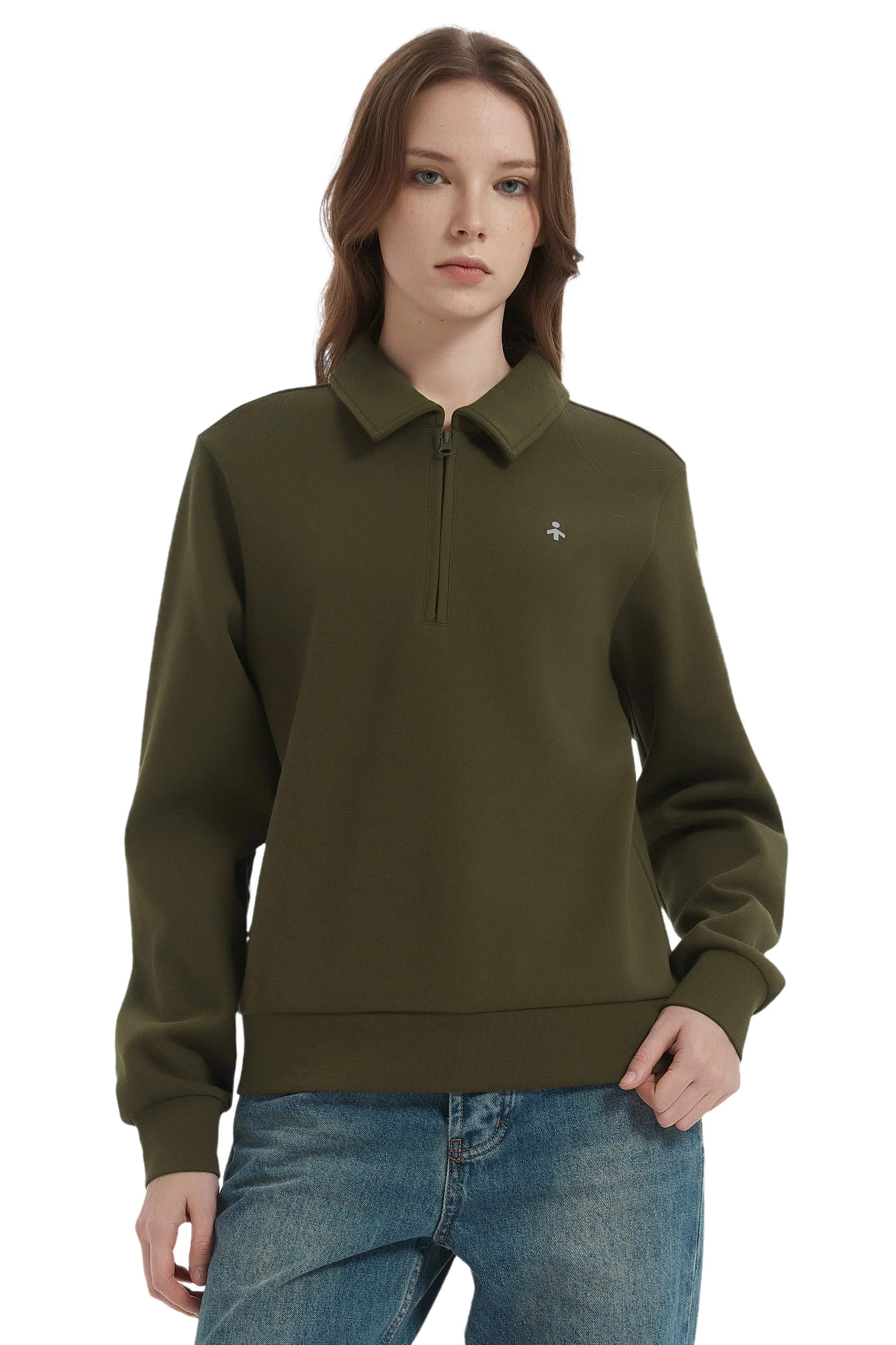 Long Sleeve Polo Sweatshirt Half Zip - Image 12