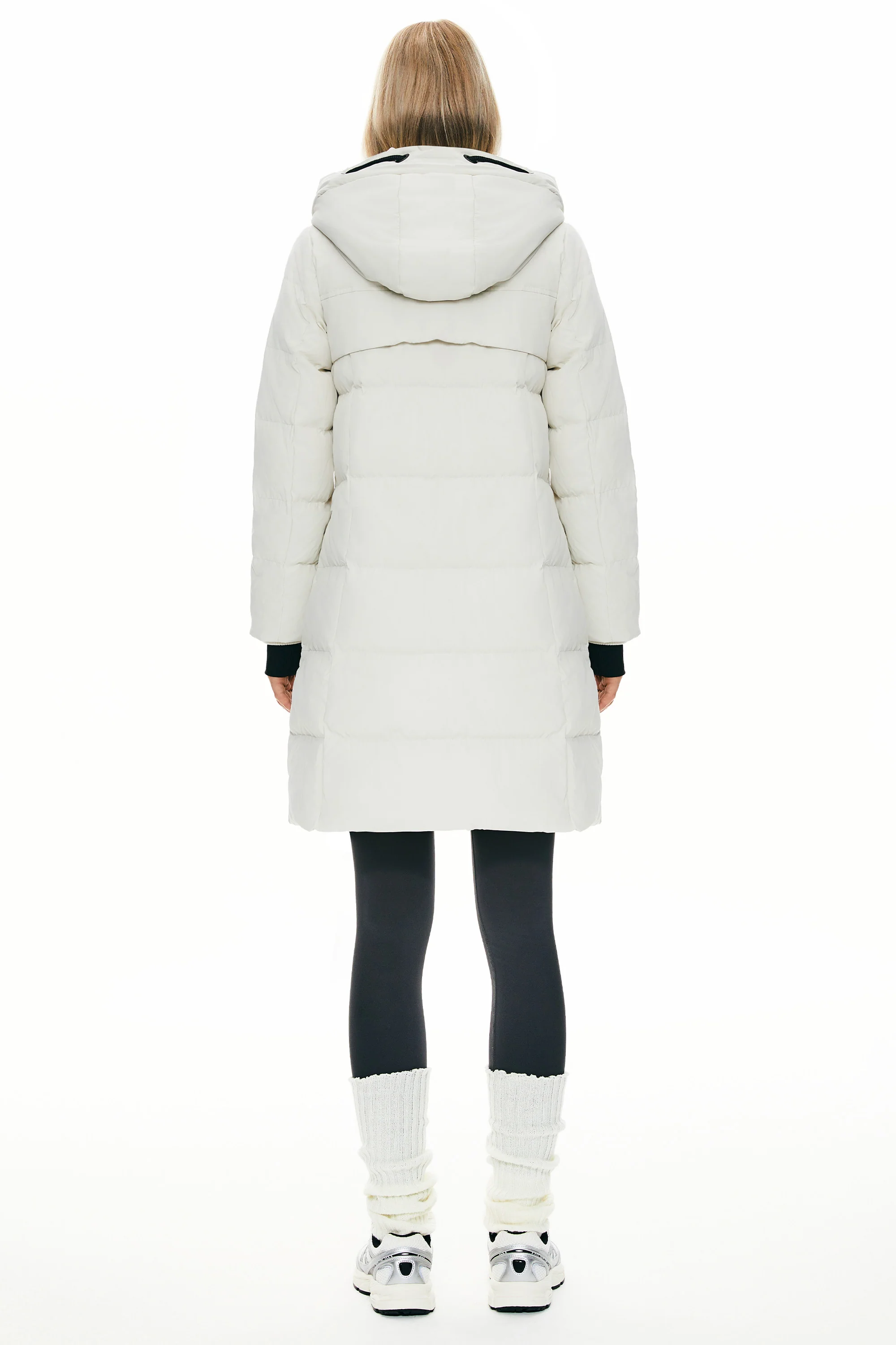 Long Thickened Hooded Down Jacket - Image 30