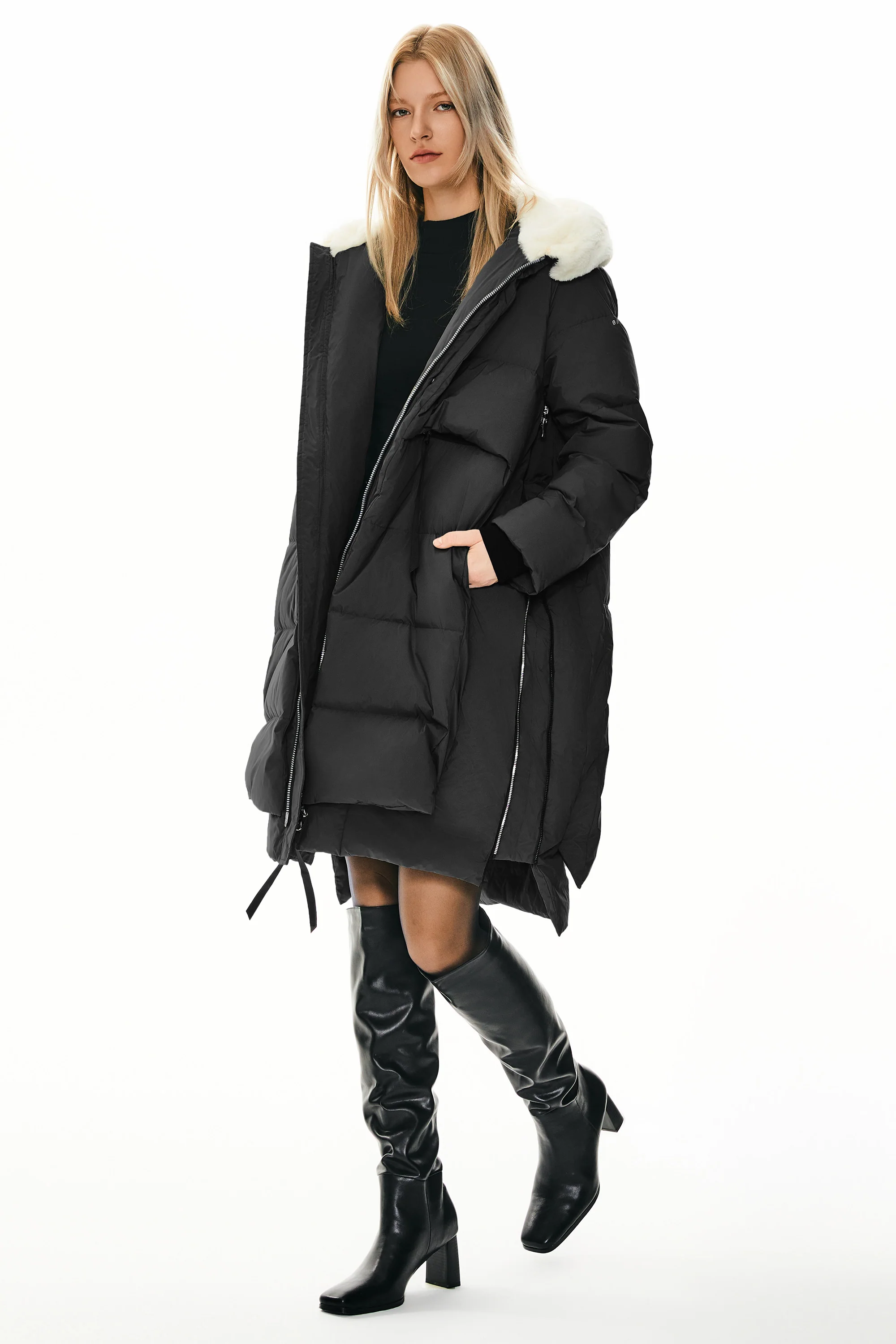 092 Universe® Long Winter Down Puffer Jacket - Image 14
