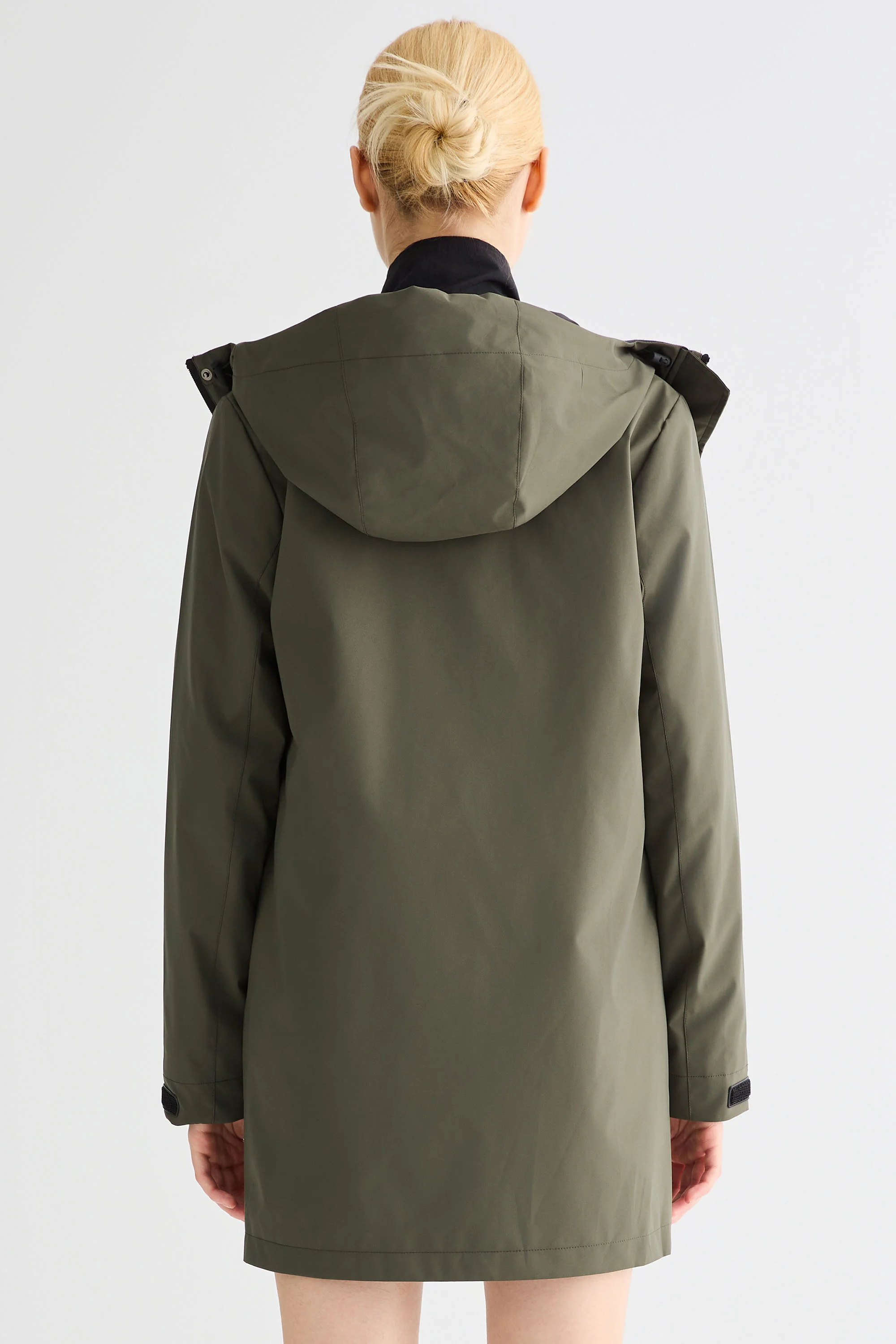 Mid-Length Waterproof Trench Jacket - Image 4