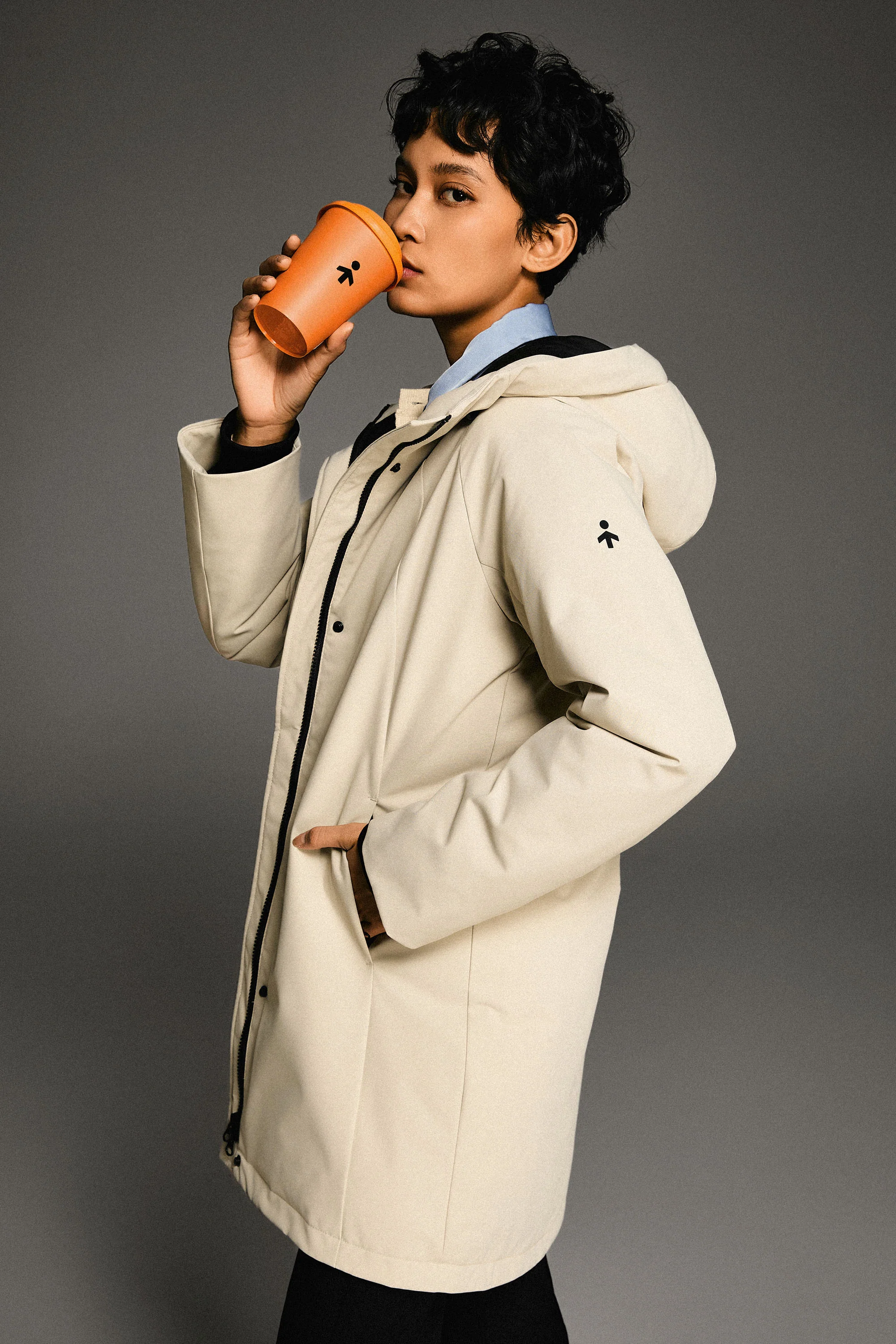 Mid-Length Windproof Parka Coat - Image 12