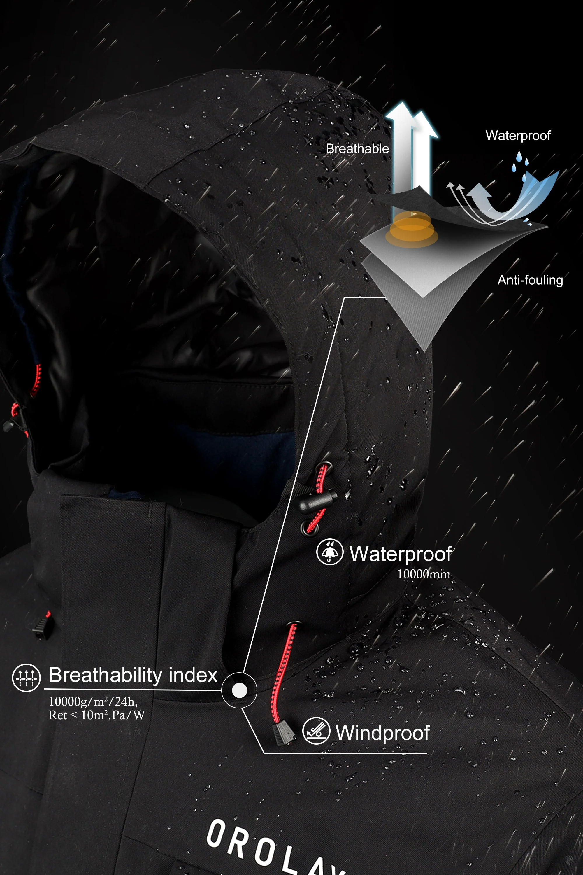 Mountain Waterproof Ski Jacket - Image 12