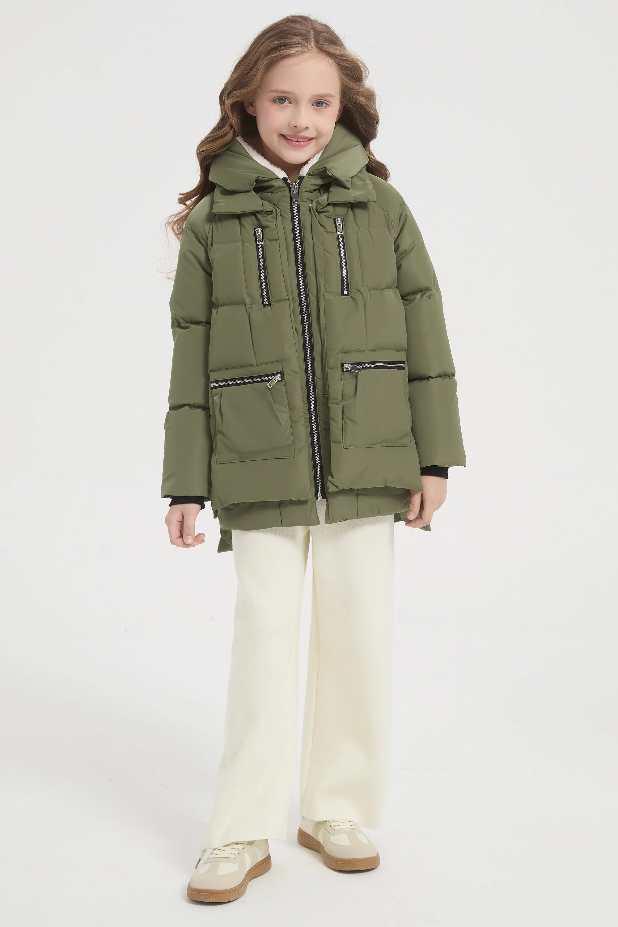 092 Universe® Kids Thickened Hooded Down Coat - Image 7