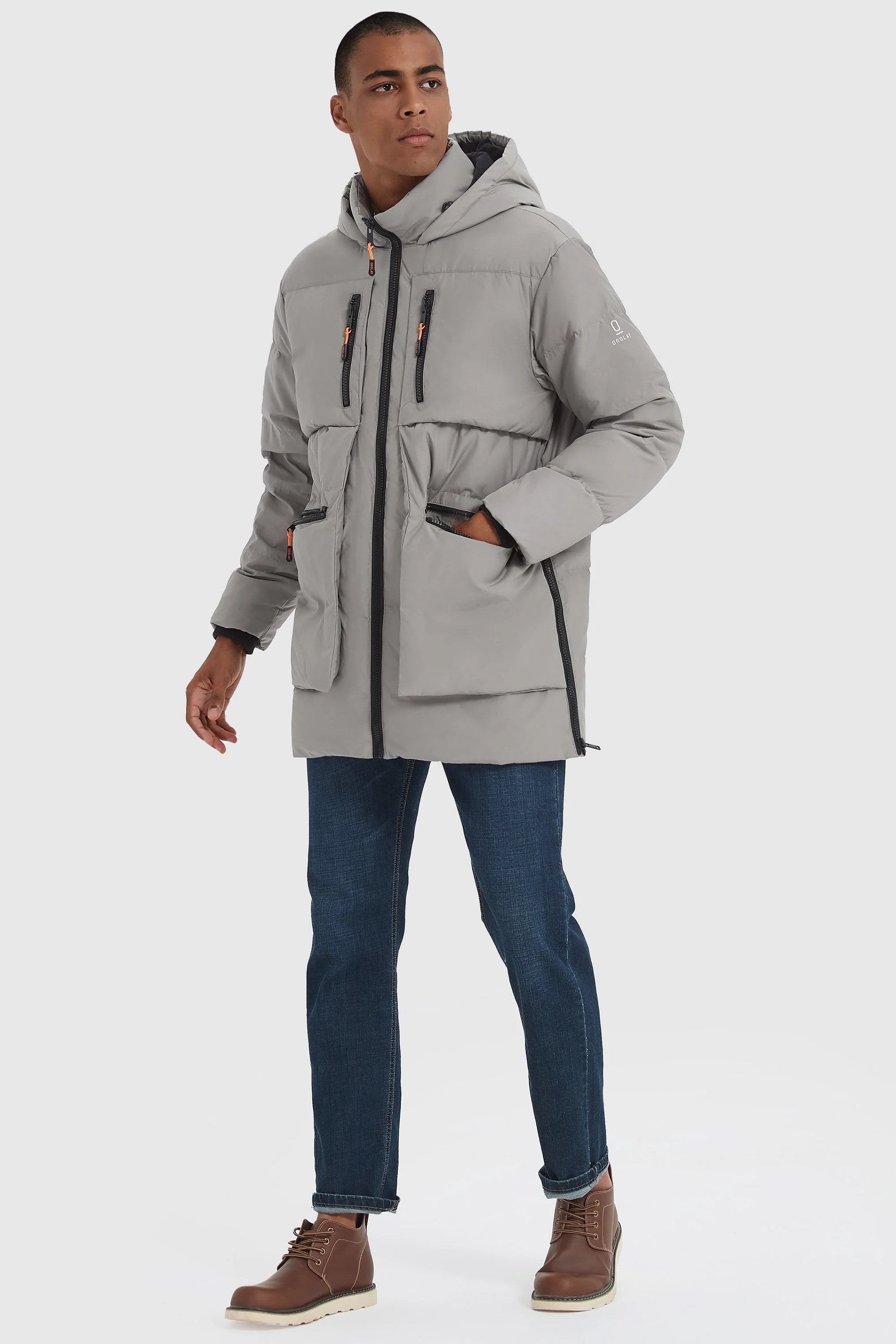 092 Universe® Hooded Thickened Down Jacket - Image 9