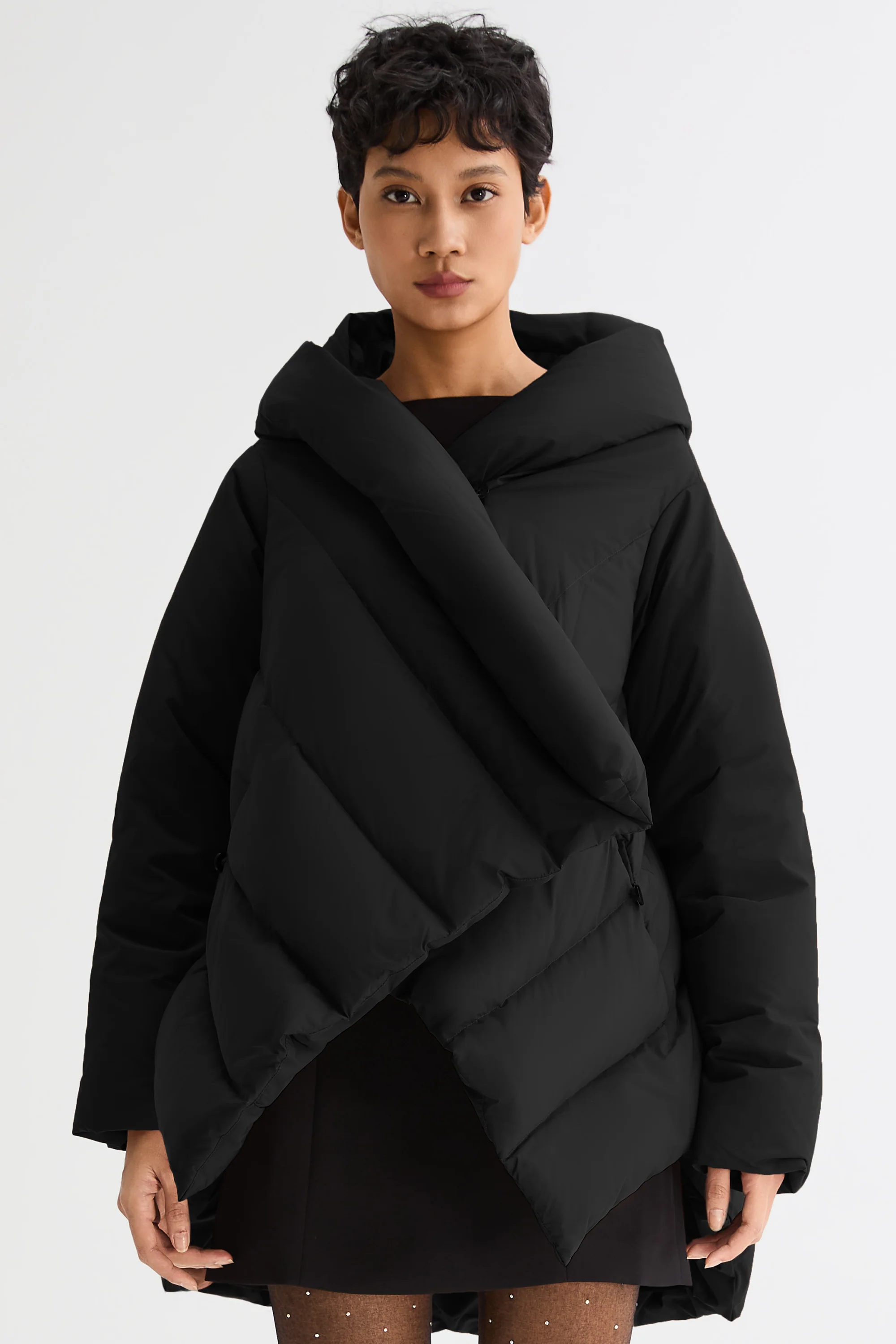 Cloak Puffer Down Coat - Image 15