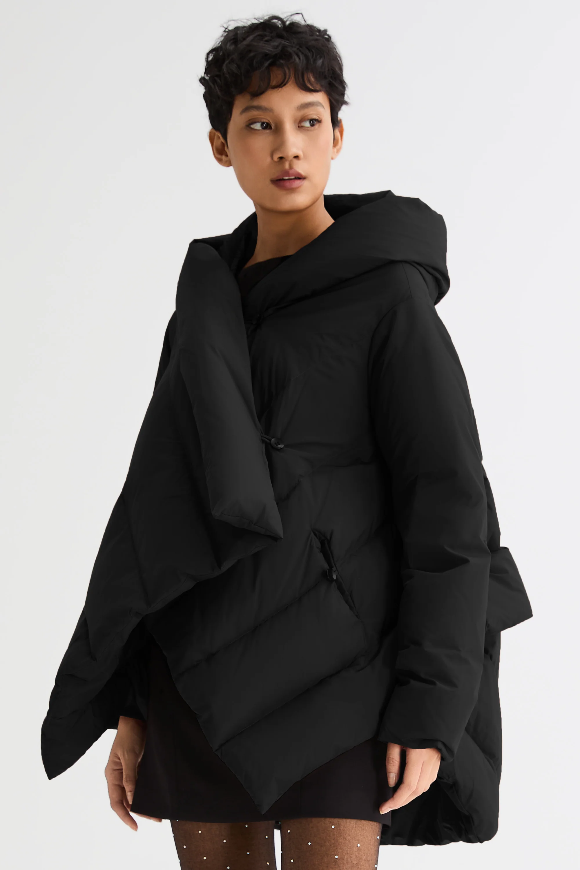 Cloak Puffer Down Coat - Image 16