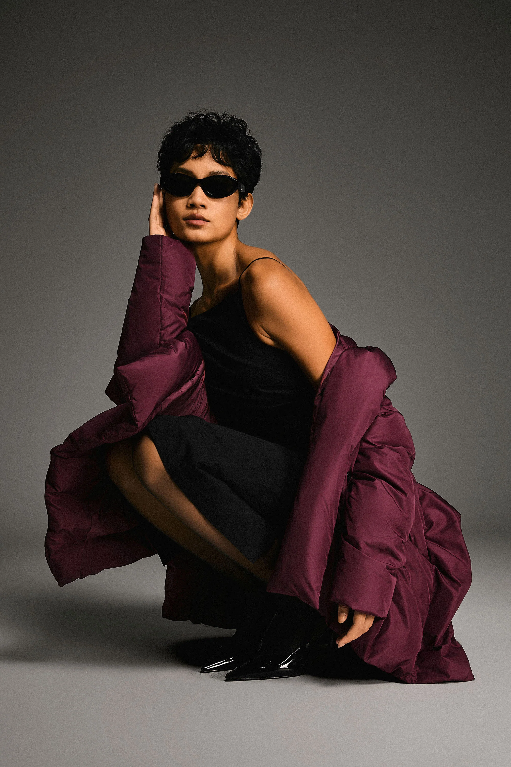 Cloak Puffer Down Coat - Image 6