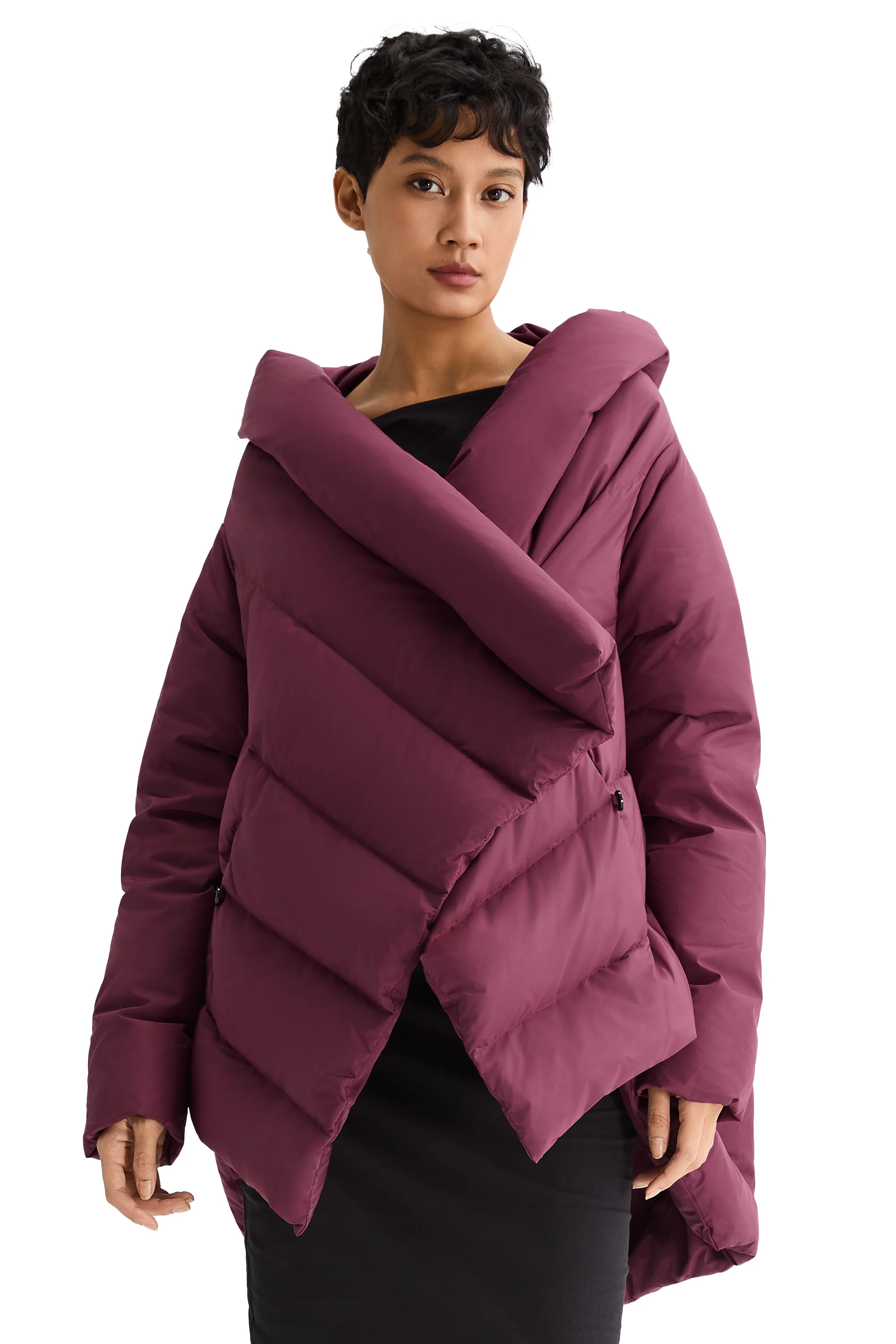 Cloak Puffer Down Coat - Image 8
