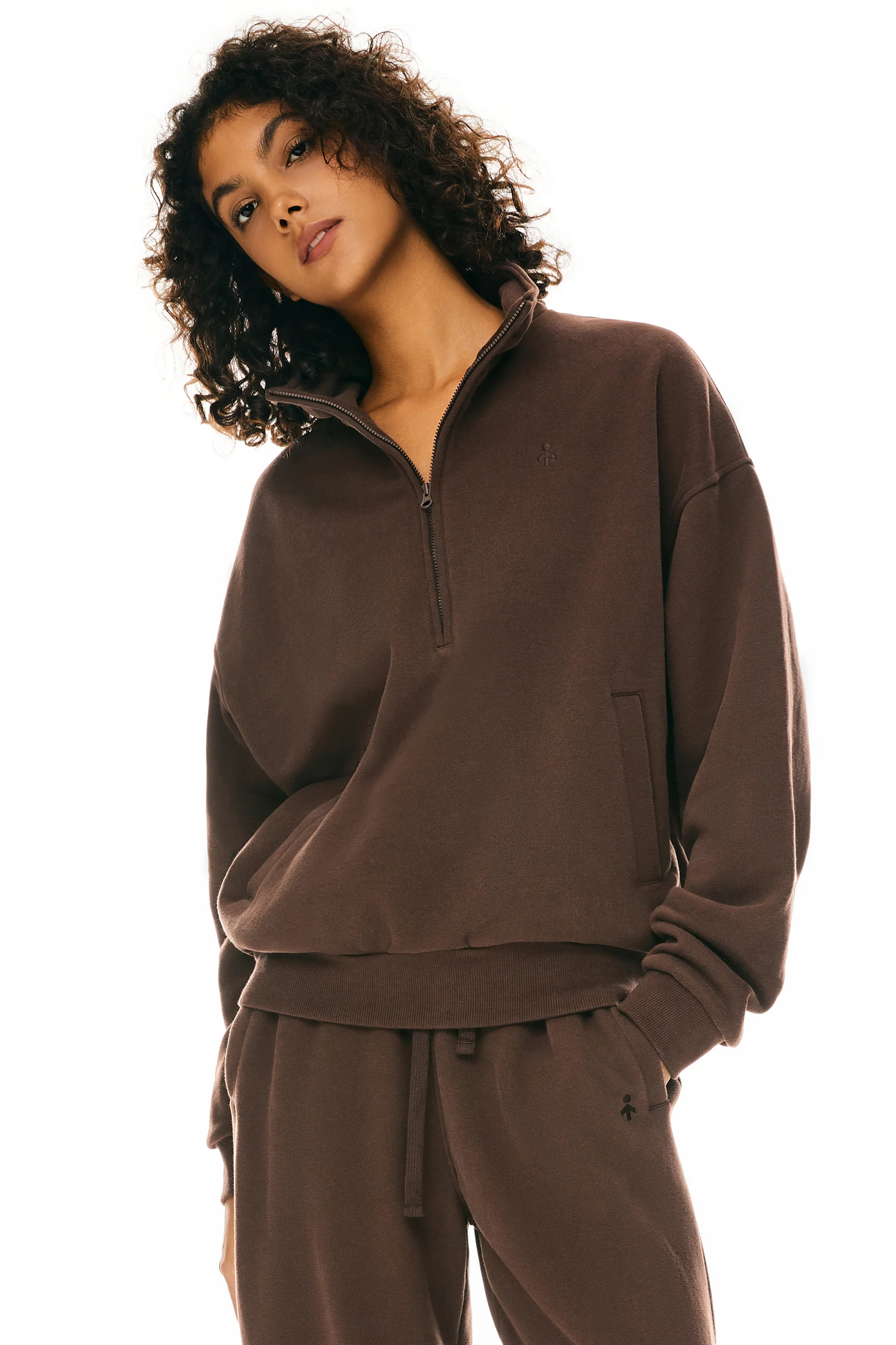 Oversized Half Zip Sweatshirts - Image 18