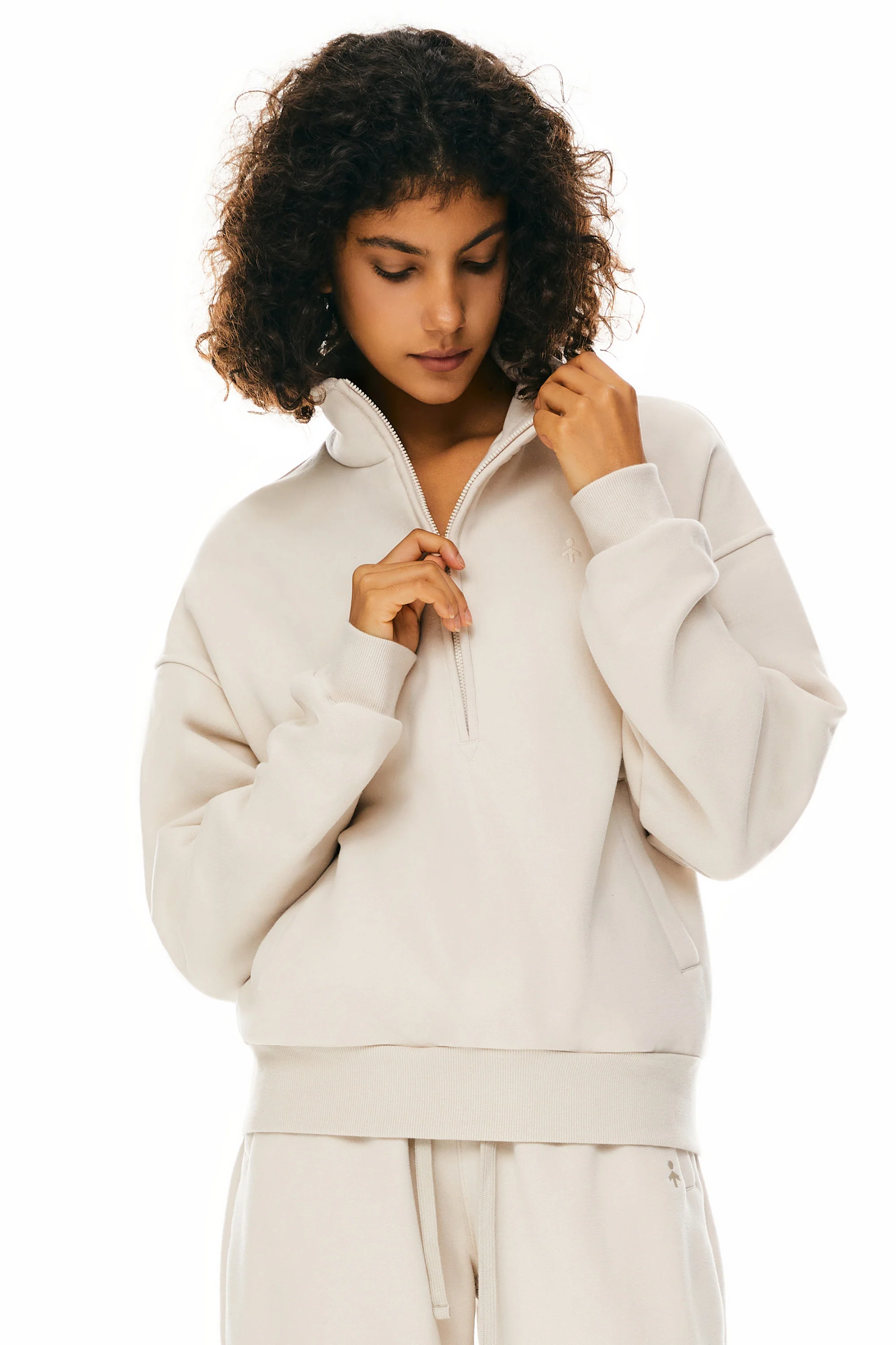Oversized Half Zip Sweatshirts - Image 3