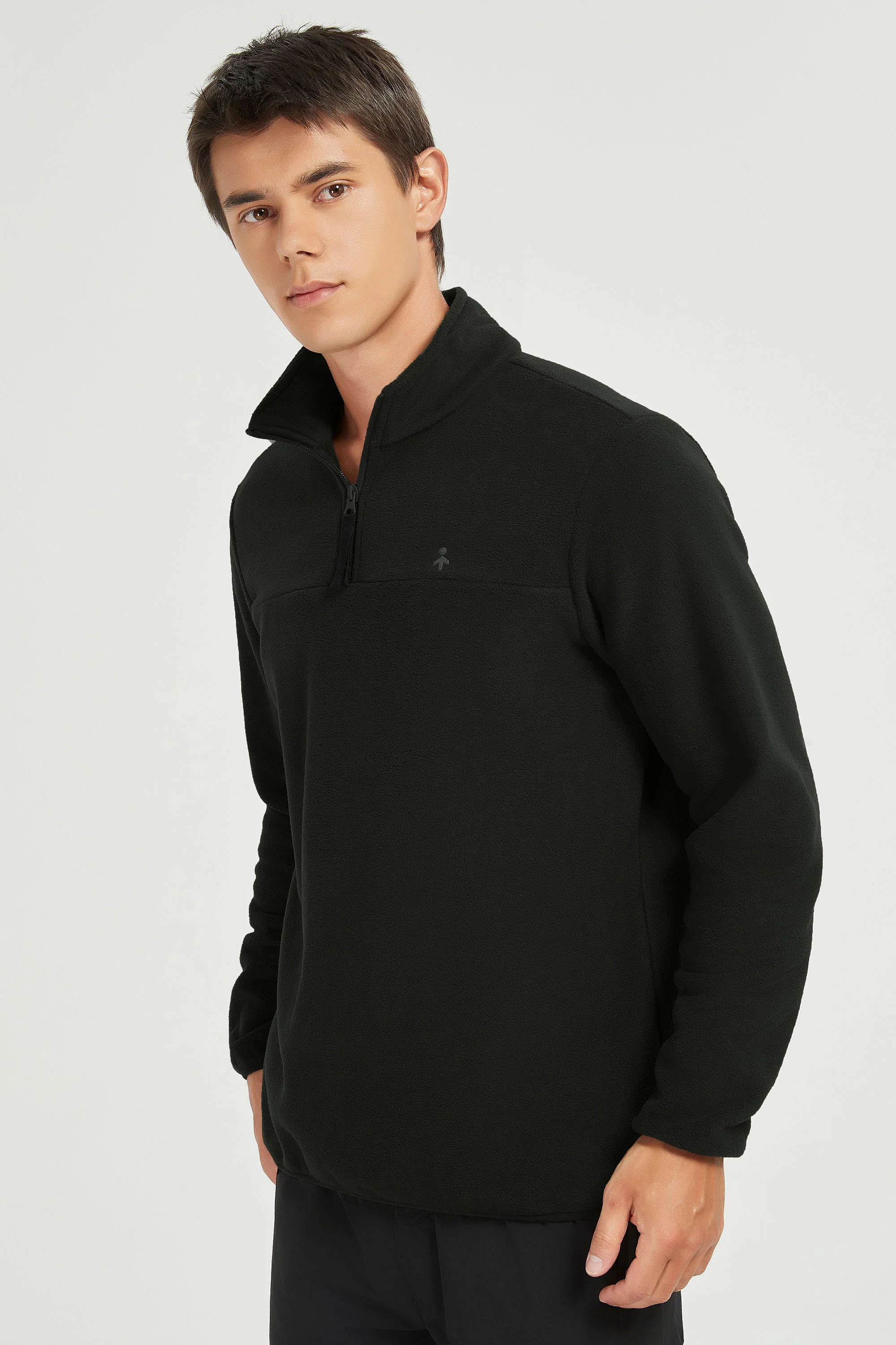 Quarter Zip Fleece Pullover Sweatshirt - Image 10