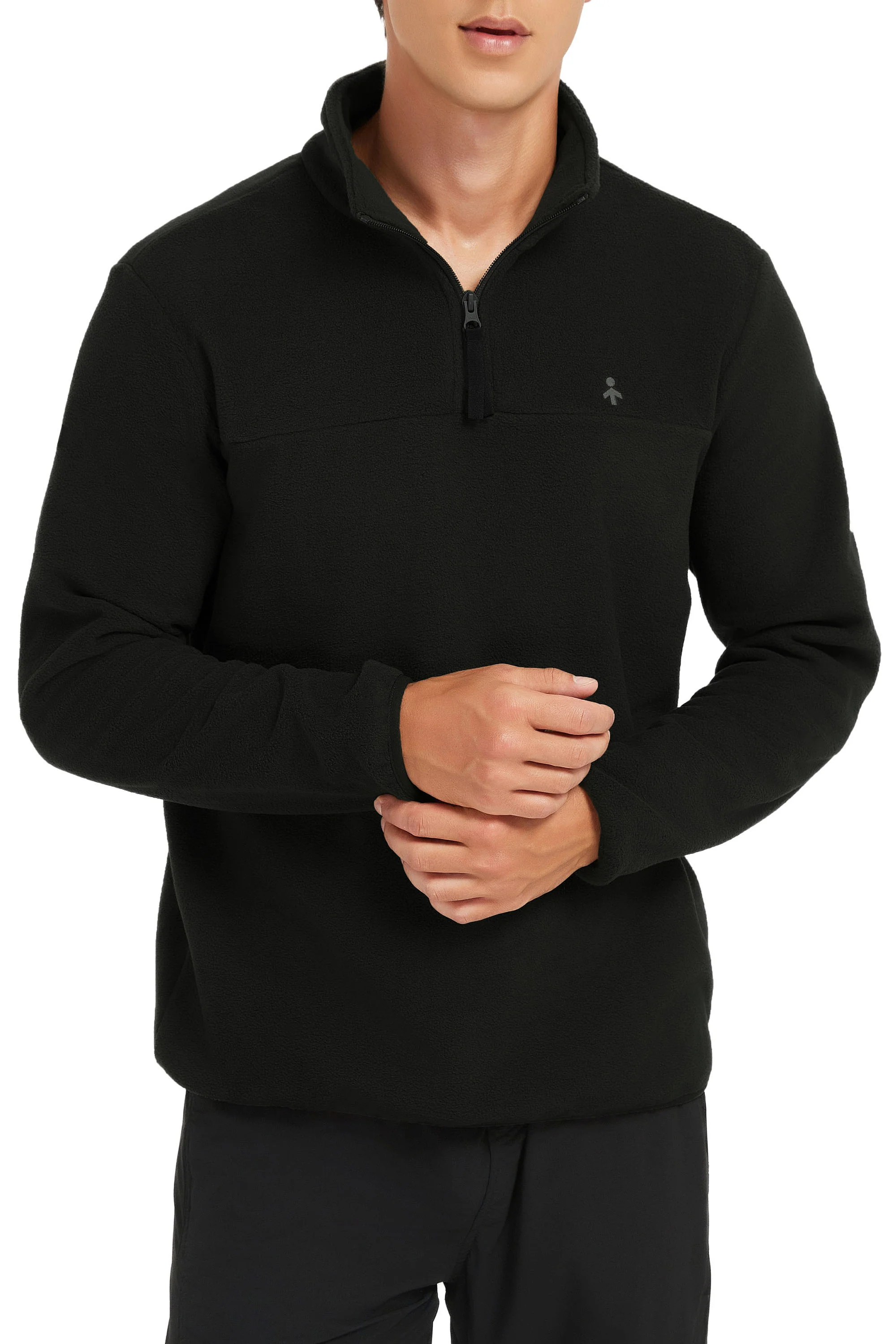 Quarter Zip Fleece Pullover Sweatshirt - Image 14