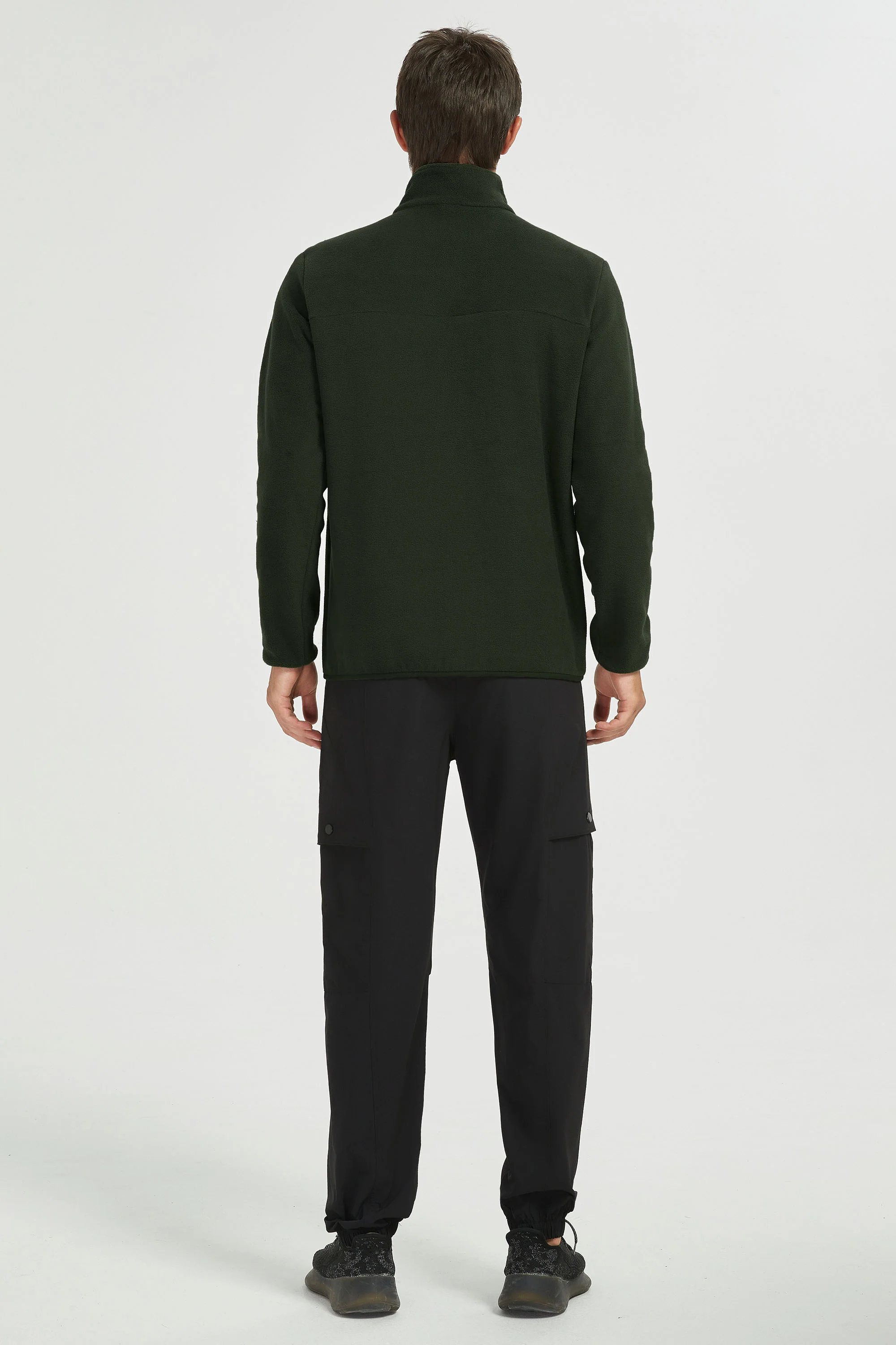 Quarter Zip Fleece Pullover Sweatshirt - Image 5
