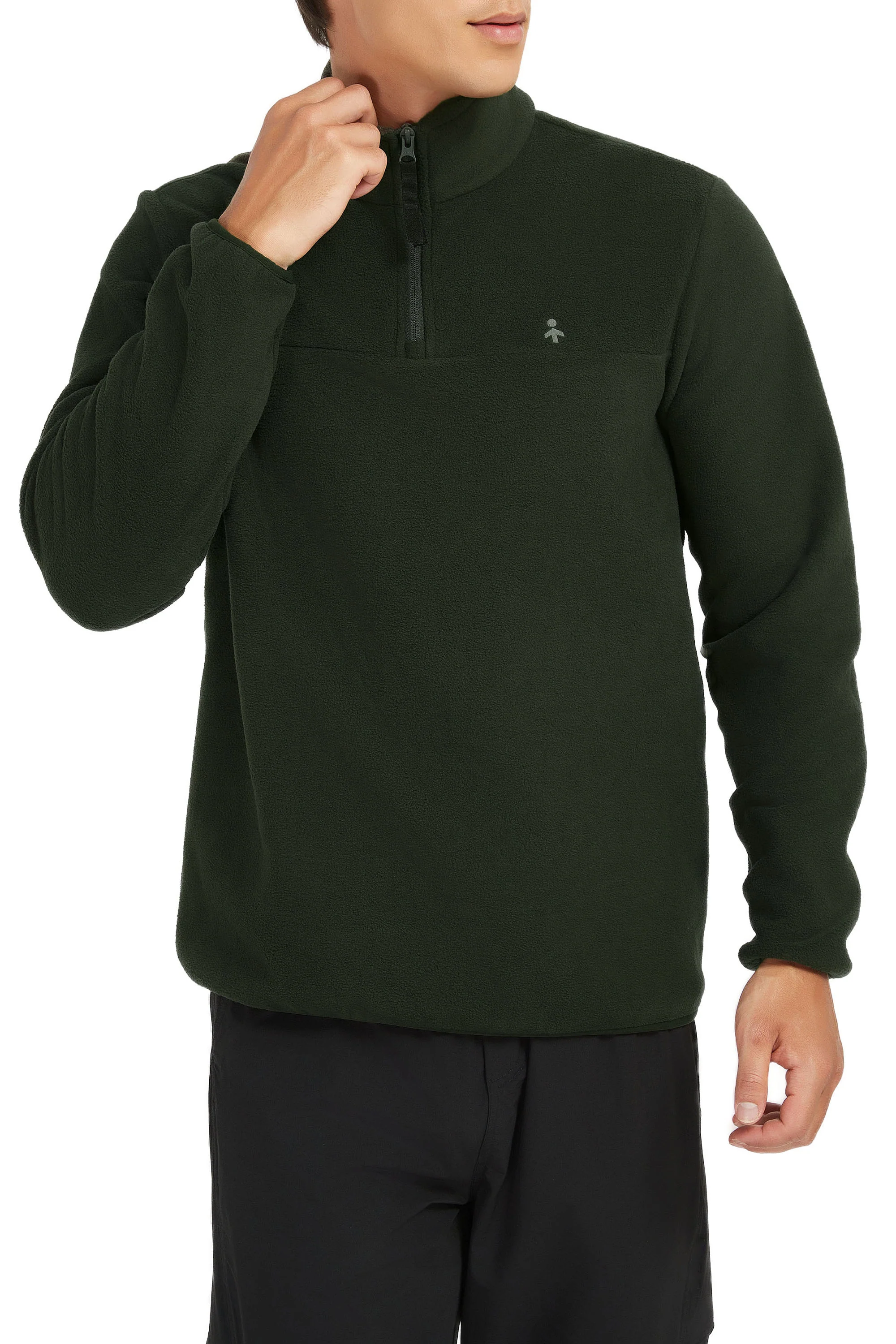 Quarter Zip Fleece Pullover Sweatshirt - Image 6