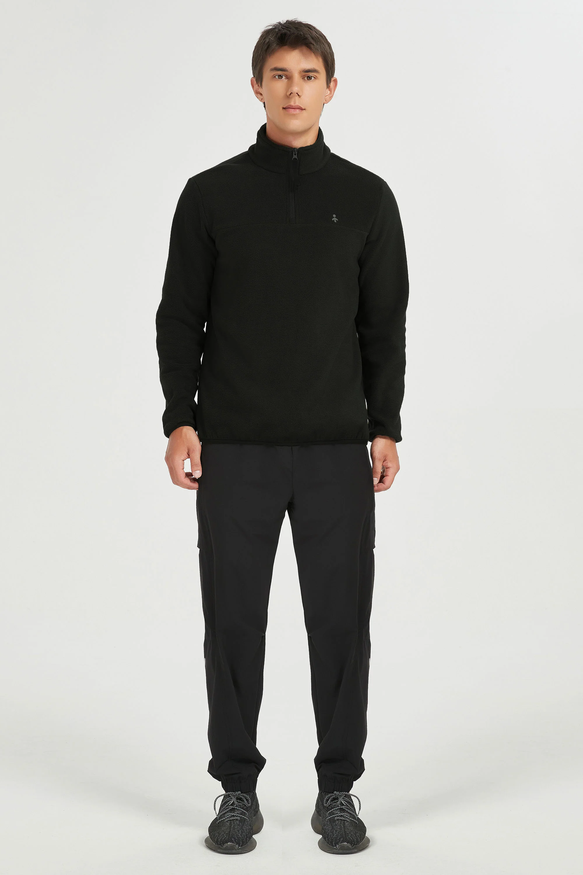 Quarter Zip Fleece Pullover Sweatshirt - Image 7
