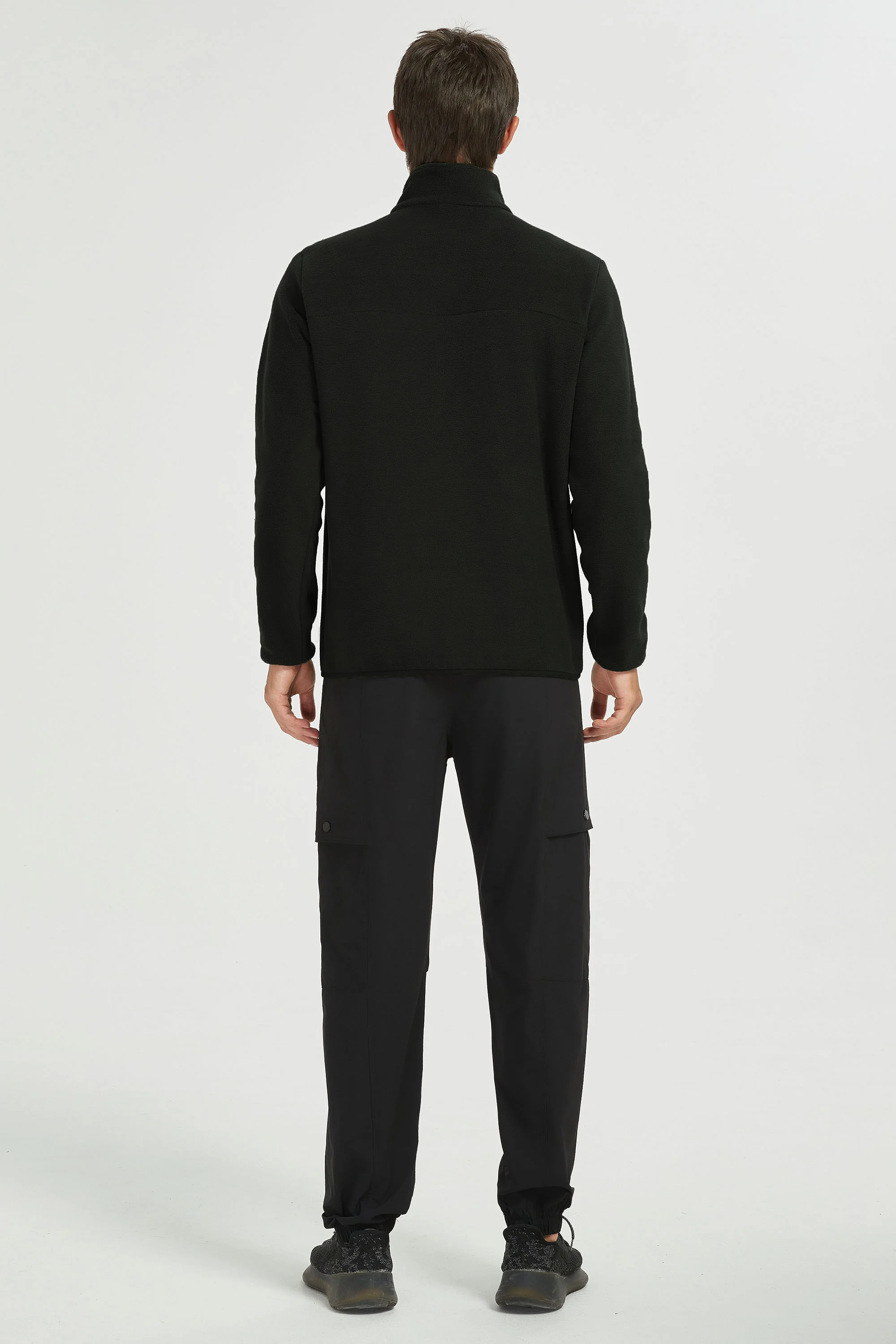 Quarter Zip Fleece Pullover Sweatshirt - Image 8