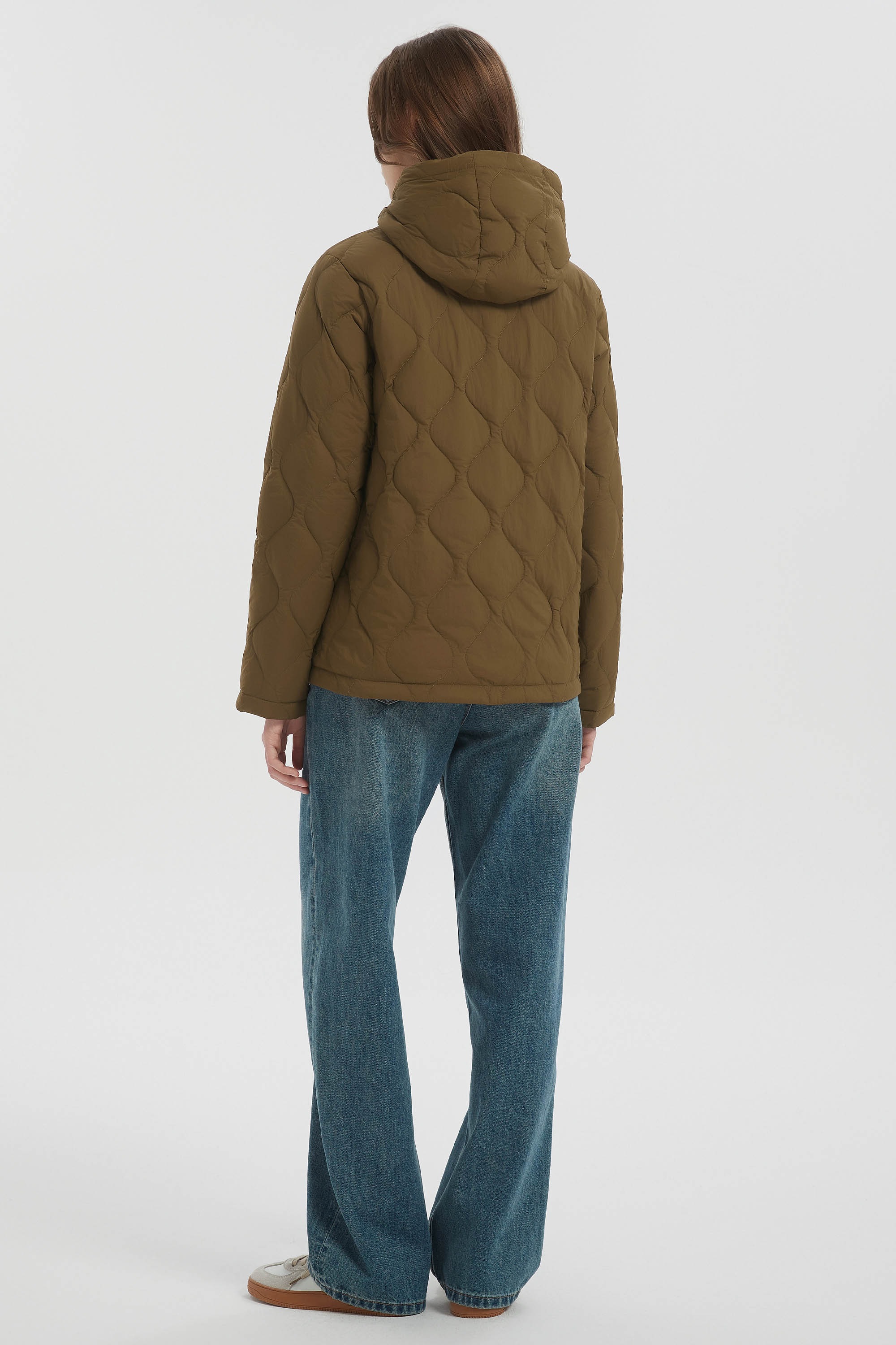 Quilted Down Jacket Lightweight Hooded - Image 14