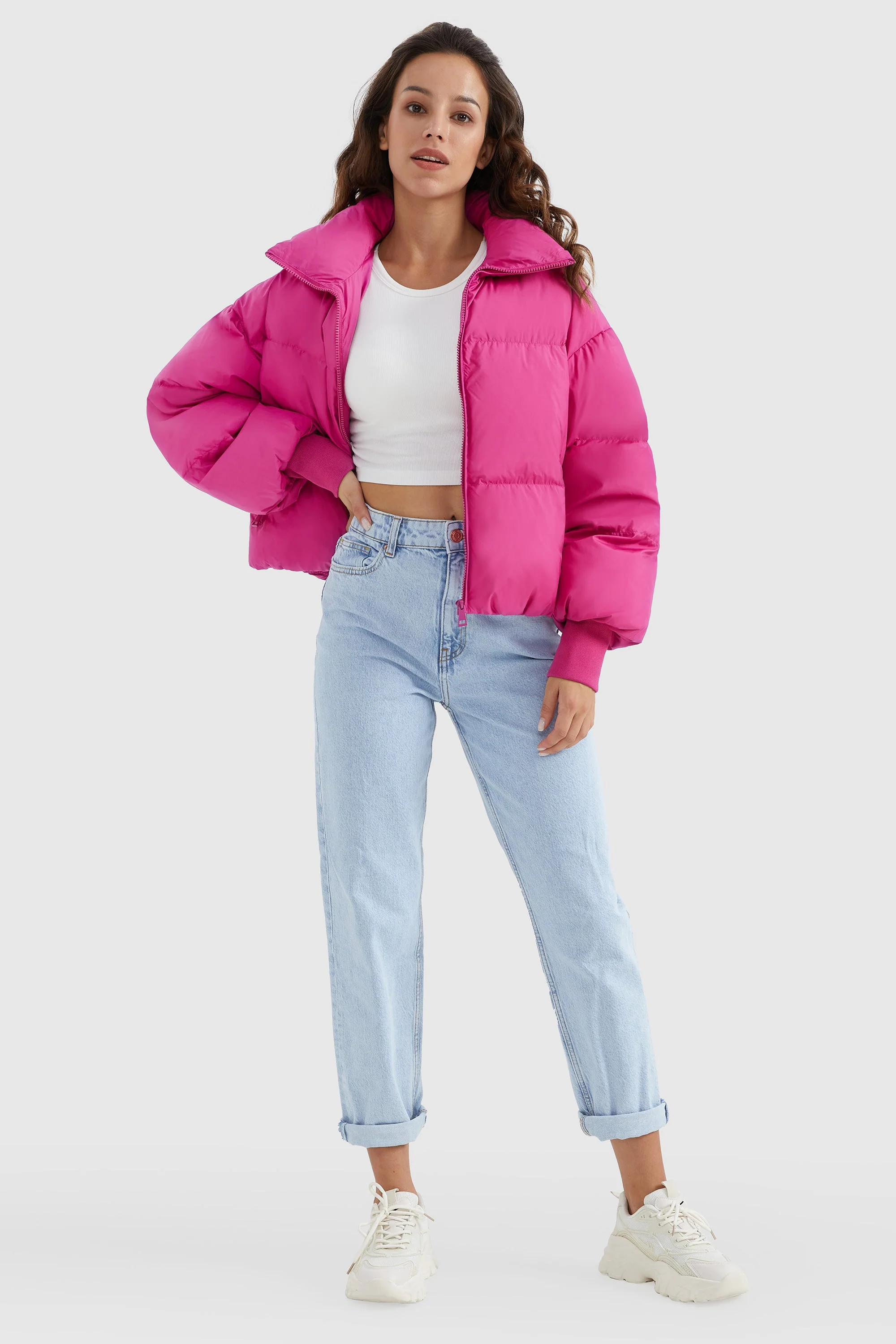 Classics Short Oversized Down Puffer Jacket - Image 32