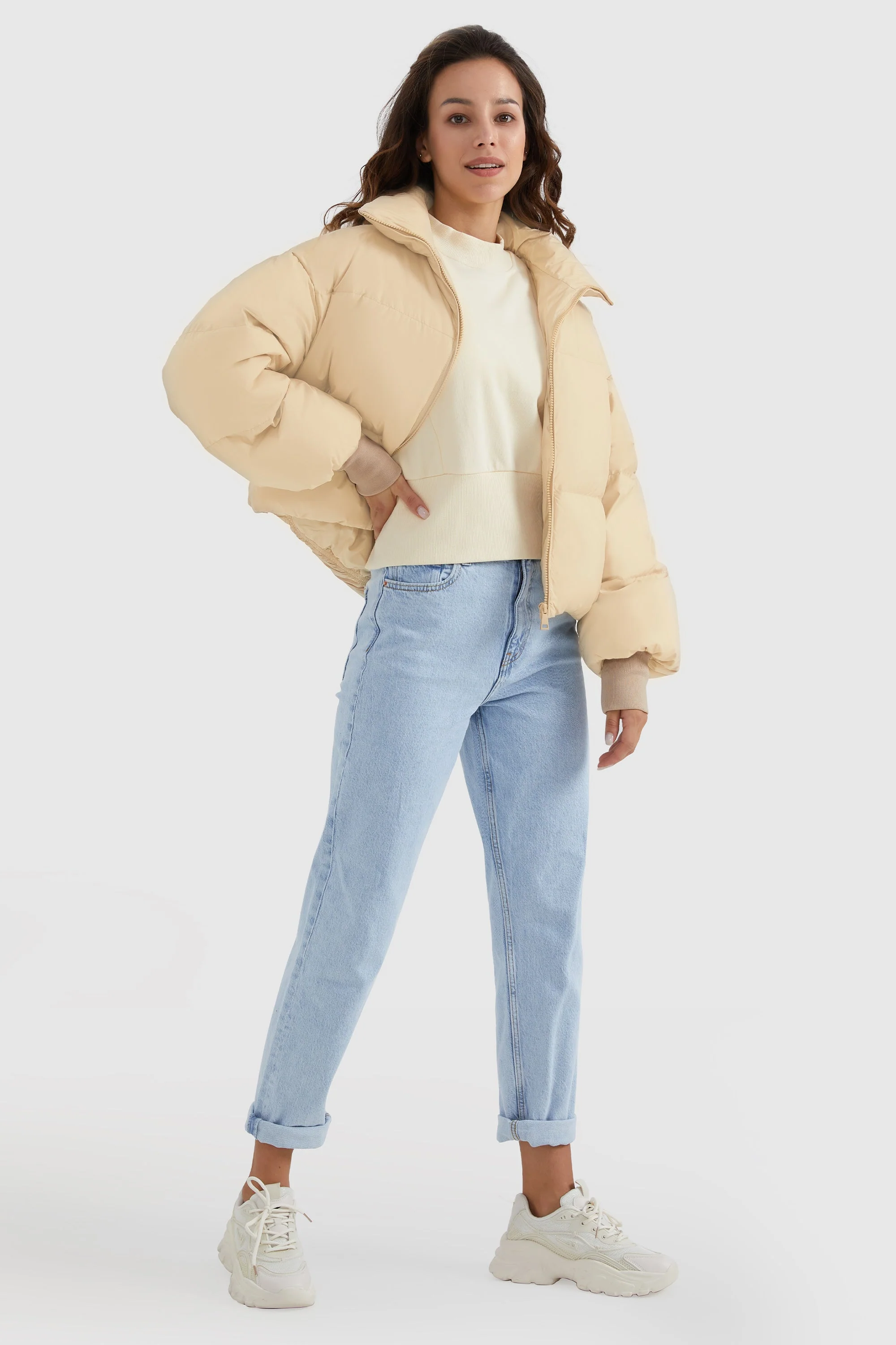 Classics Short Oversized Down Puffer Jacket - Image 40