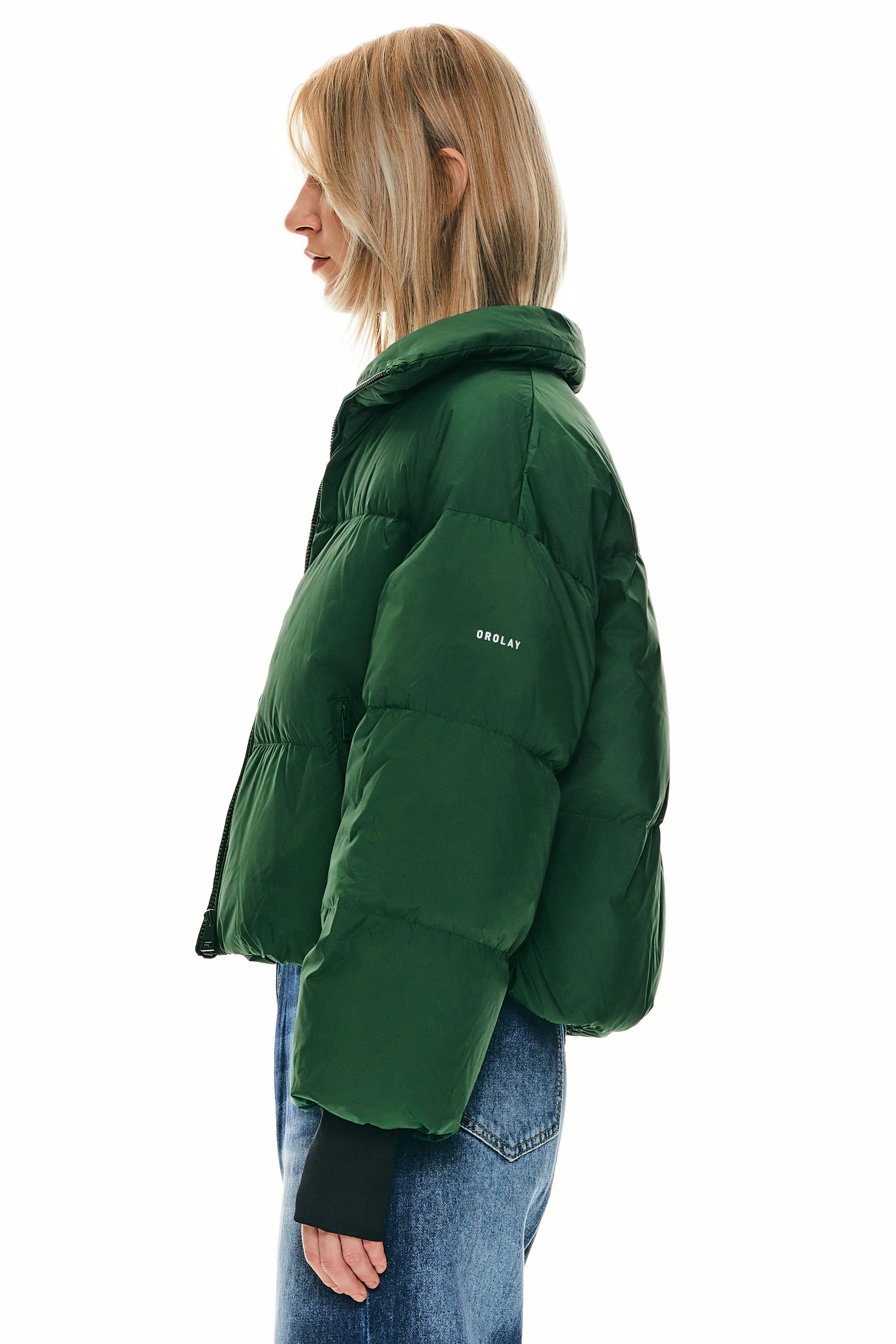 Classics Short Oversized Down Puffer Jacket - Image 6