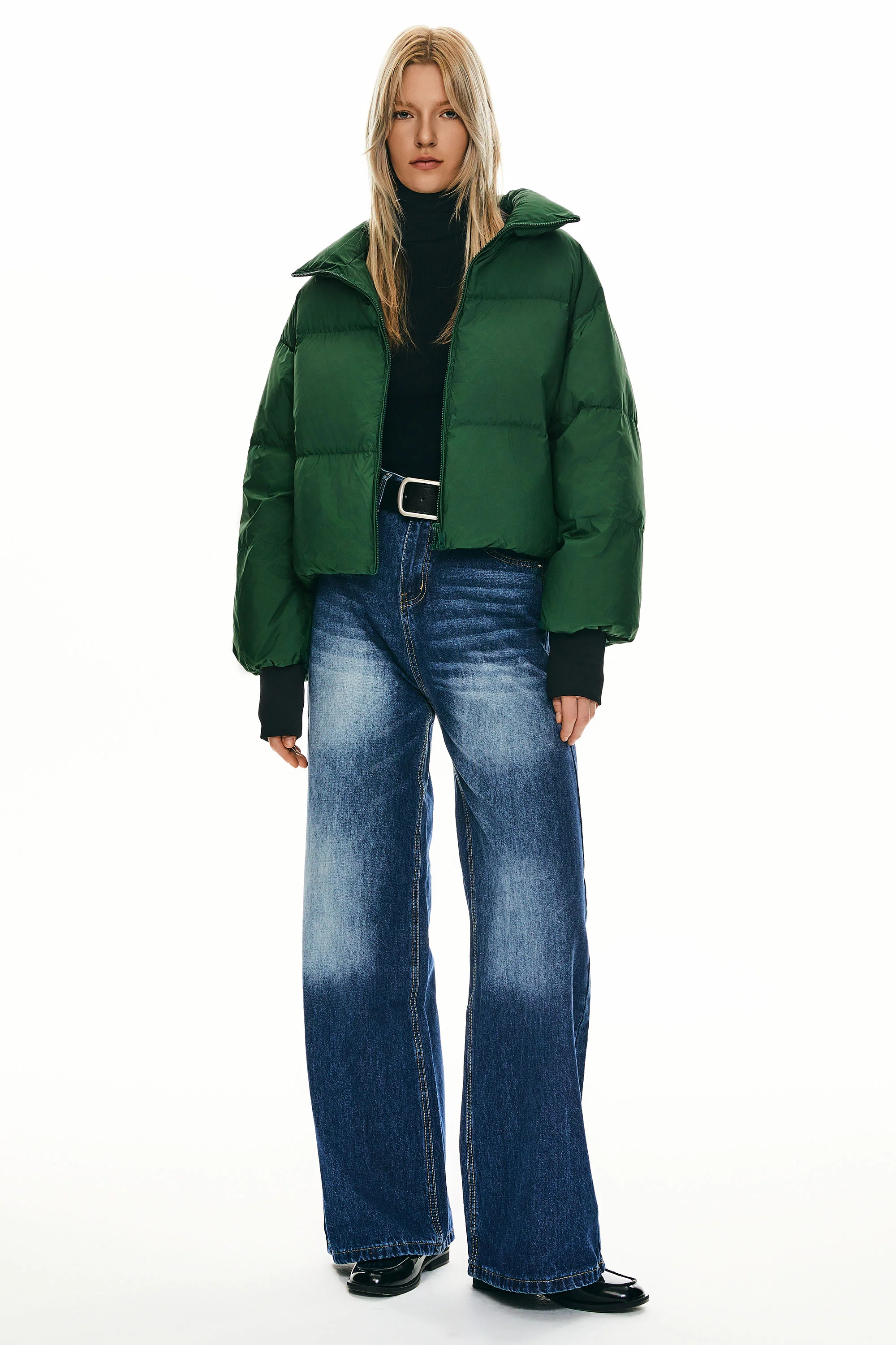 Classics Short Oversized Down Puffer Jacket - Image 7
