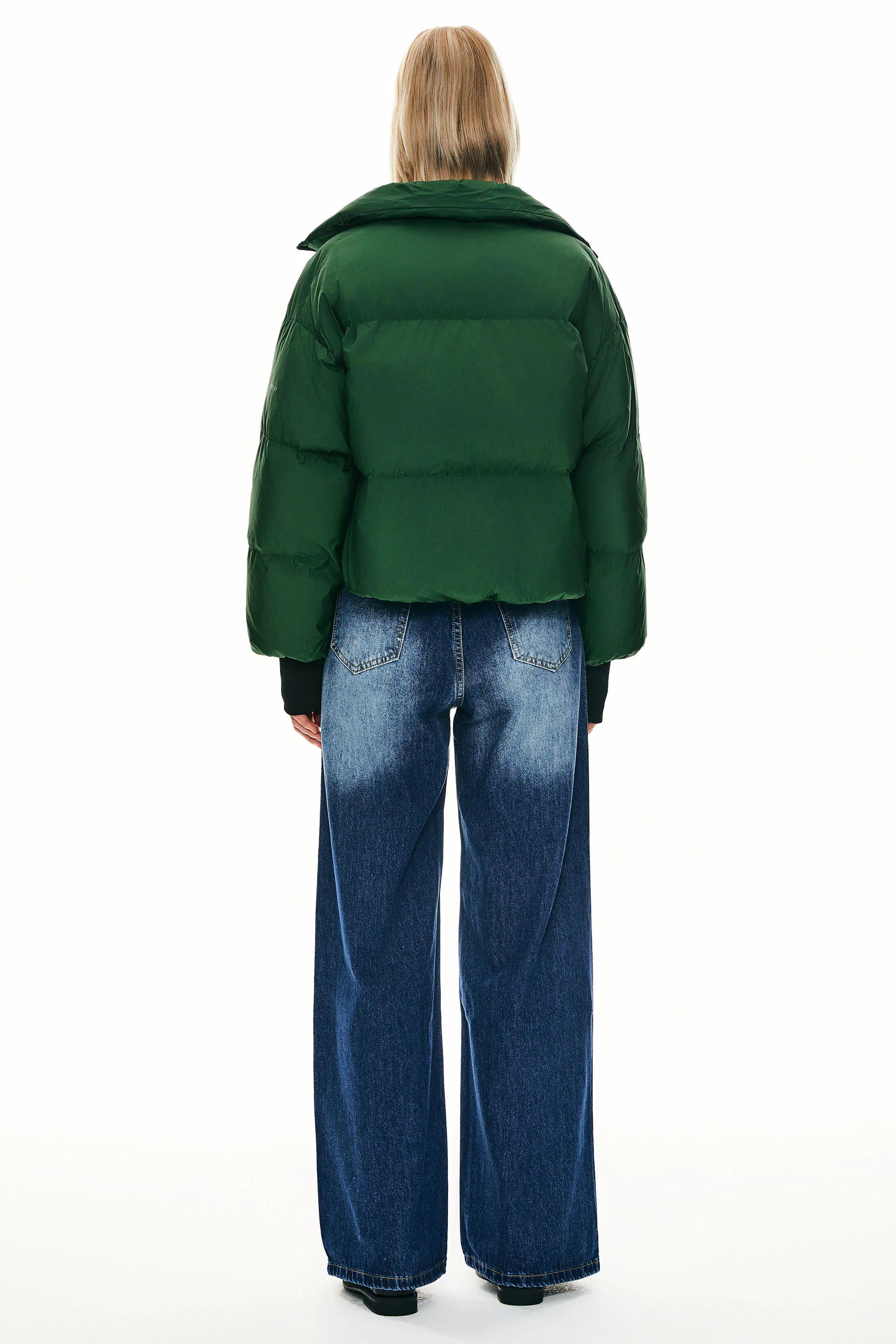 Classics Short Oversized Down Puffer Jacket - Image 8