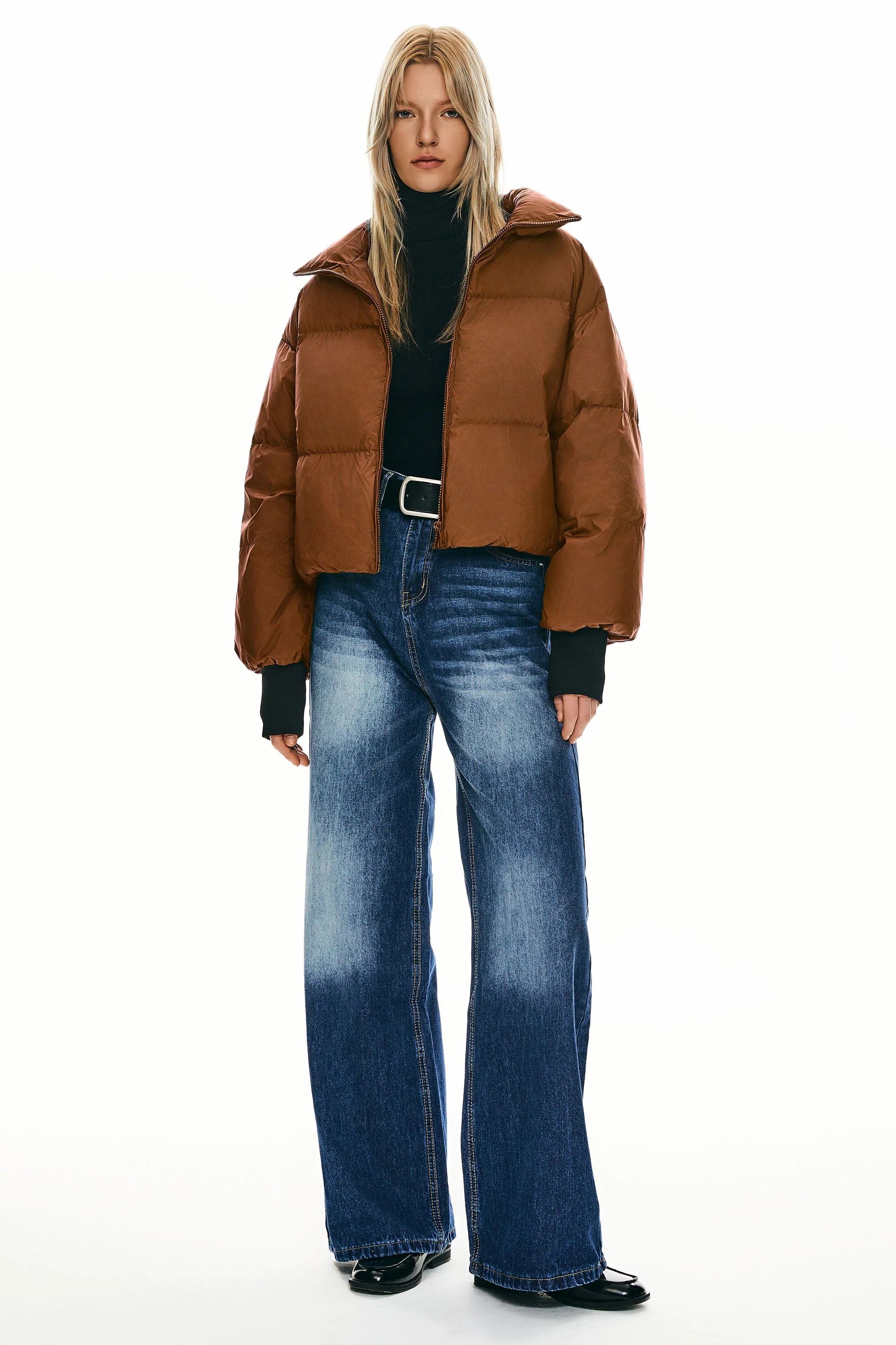 Classics Short Oversized Down Puffer Jacket - Image 85