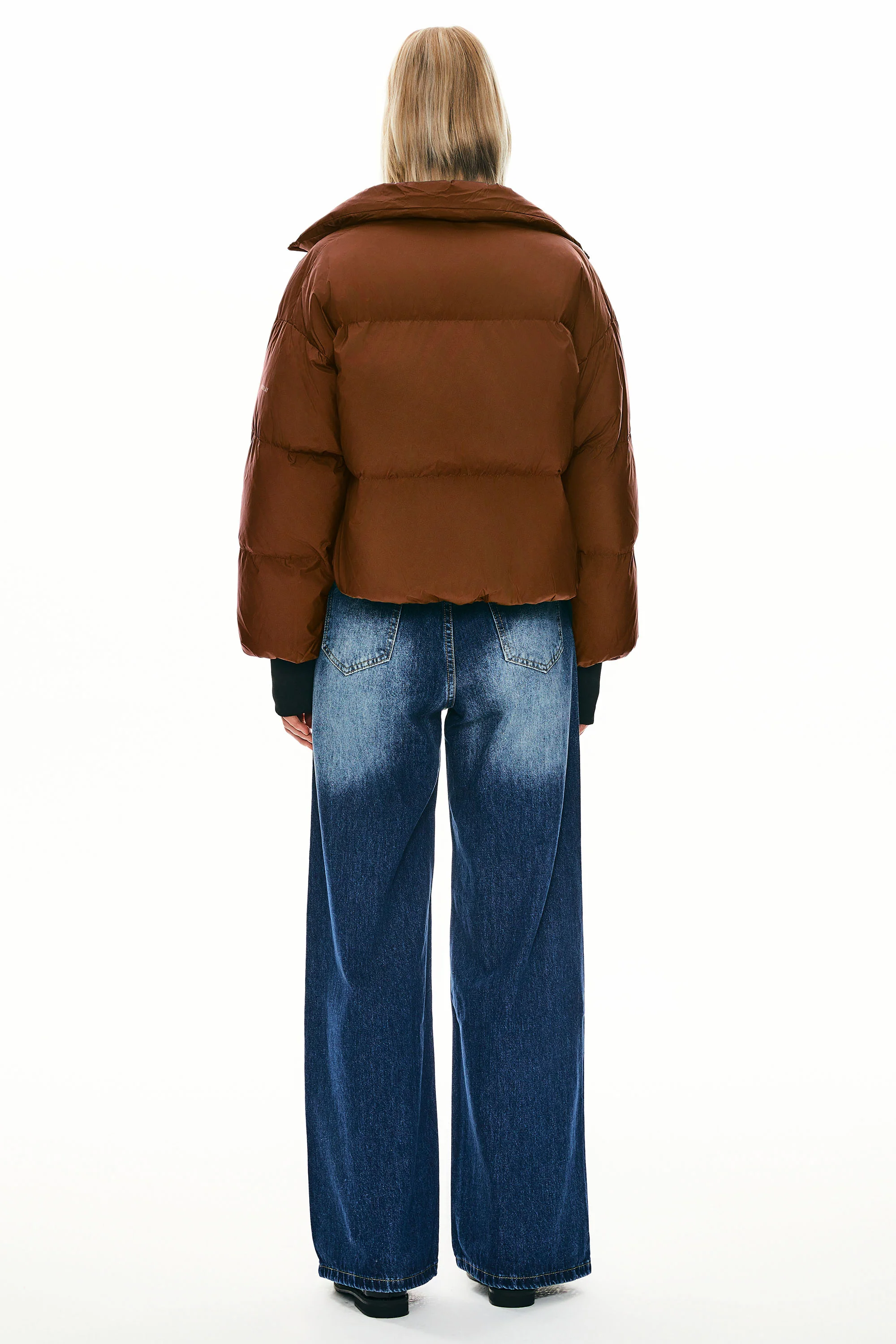 Classics Short Oversized Down Puffer Jacket - Image 90