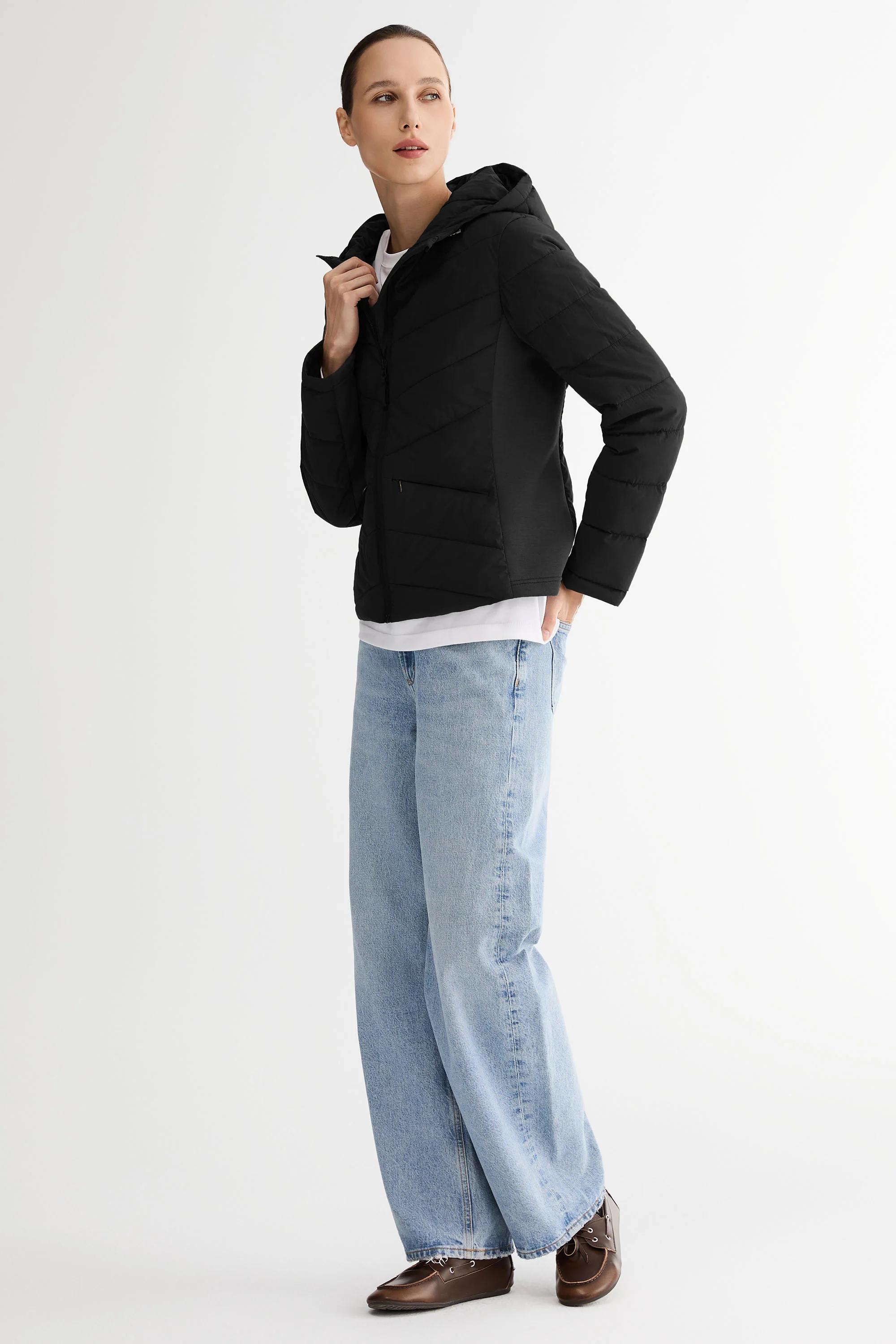 Slim-Fit Quilted Hybrid Jacket - Image 4
