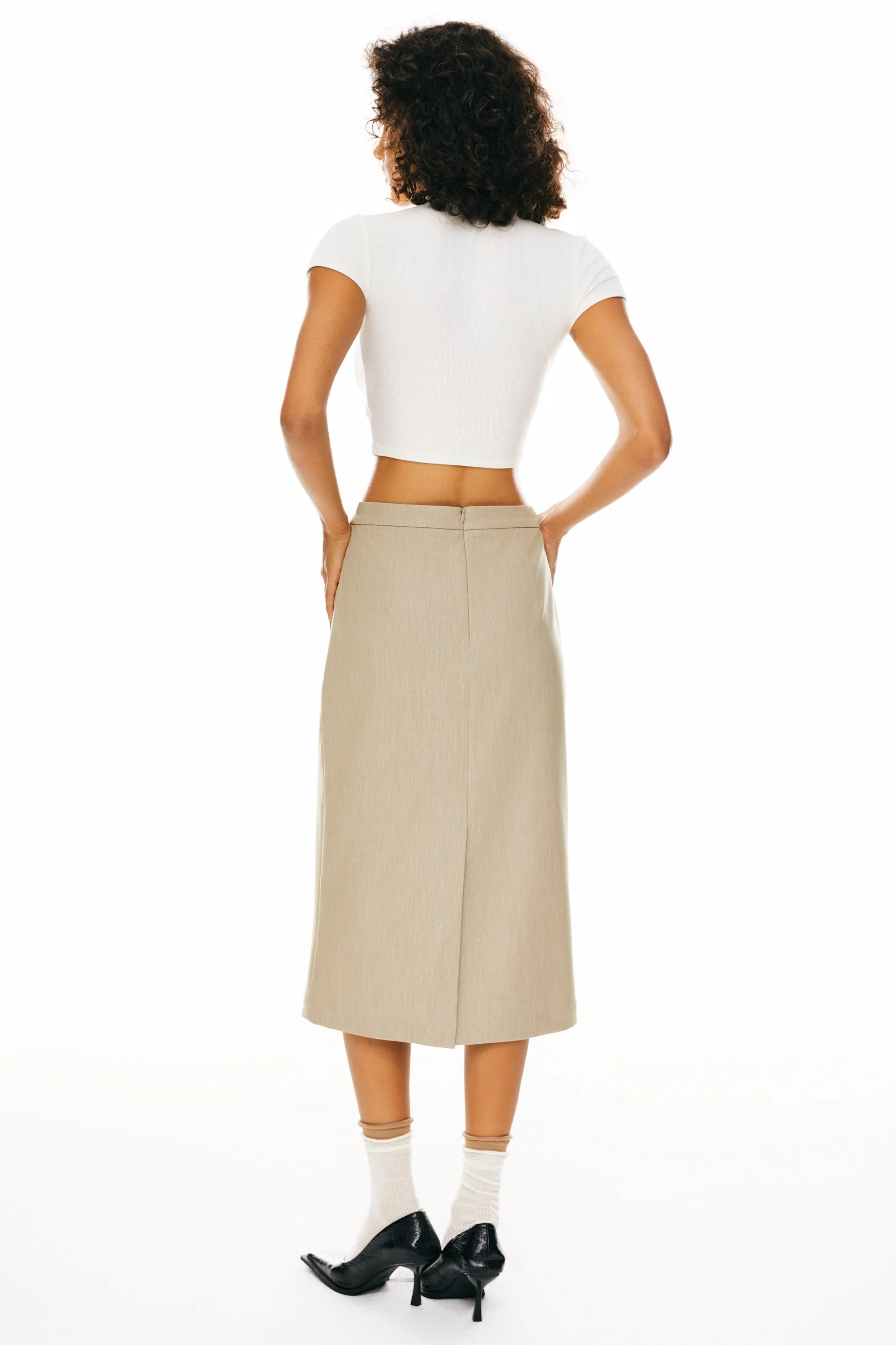 Split Midi Pencil Skirts - Image 10