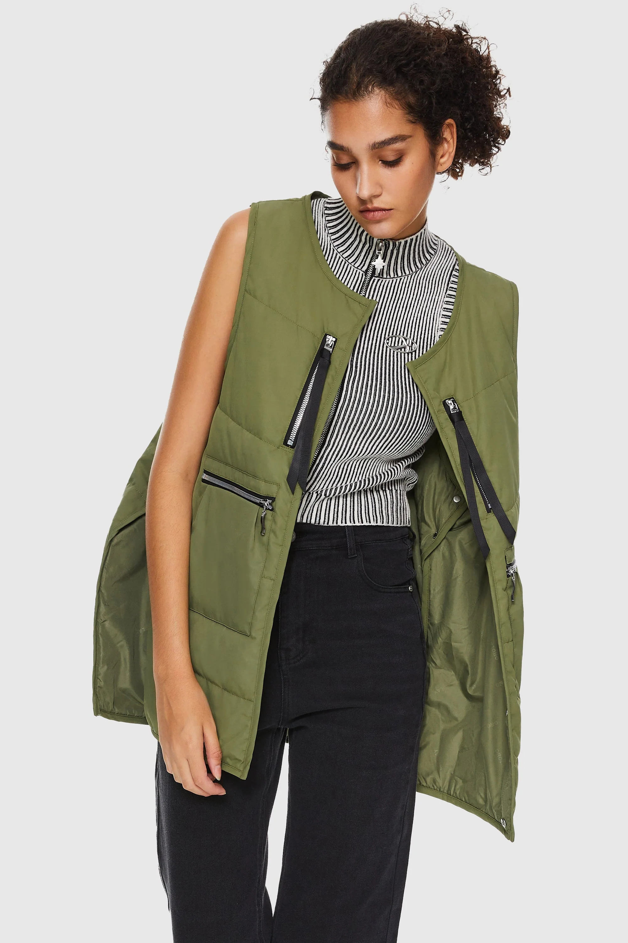 092 Universe® Thickened Puffer Down Jacket with Detachable Vest - Image 3