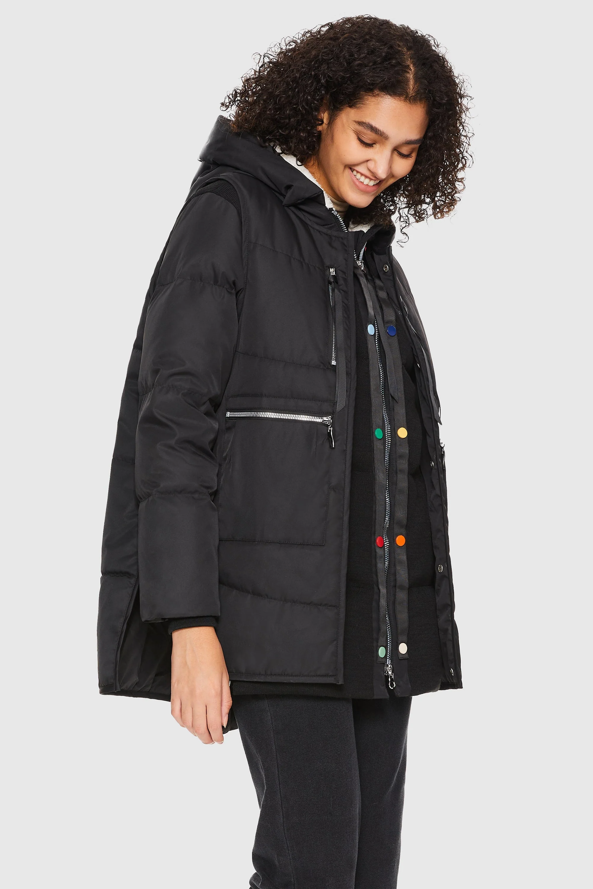 092 Universe® Thickened Puffer Down Jacket with Detachable Vest - Image 8