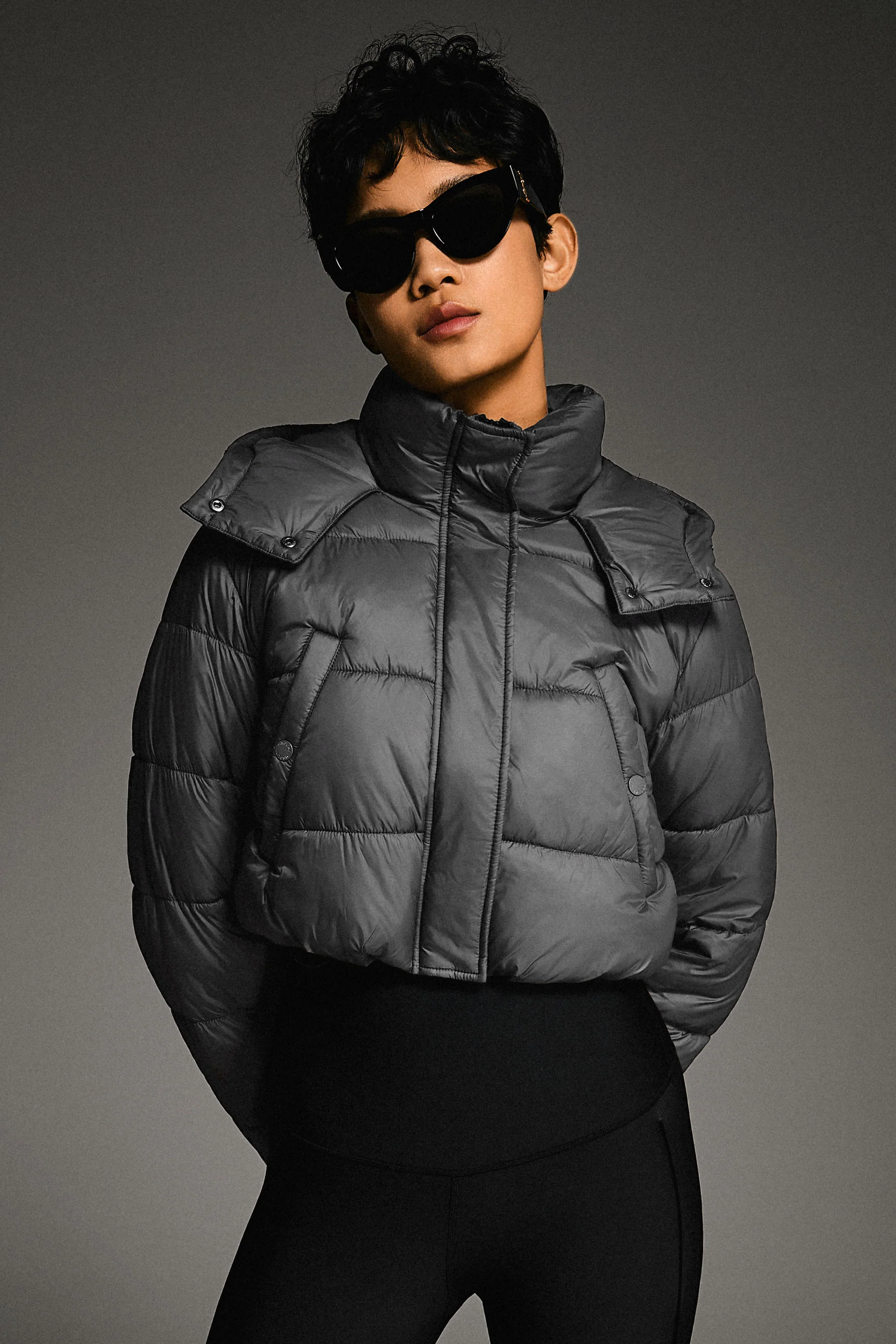 Urban Essential Cropped Lyrella Puffer Jacket - Image 41