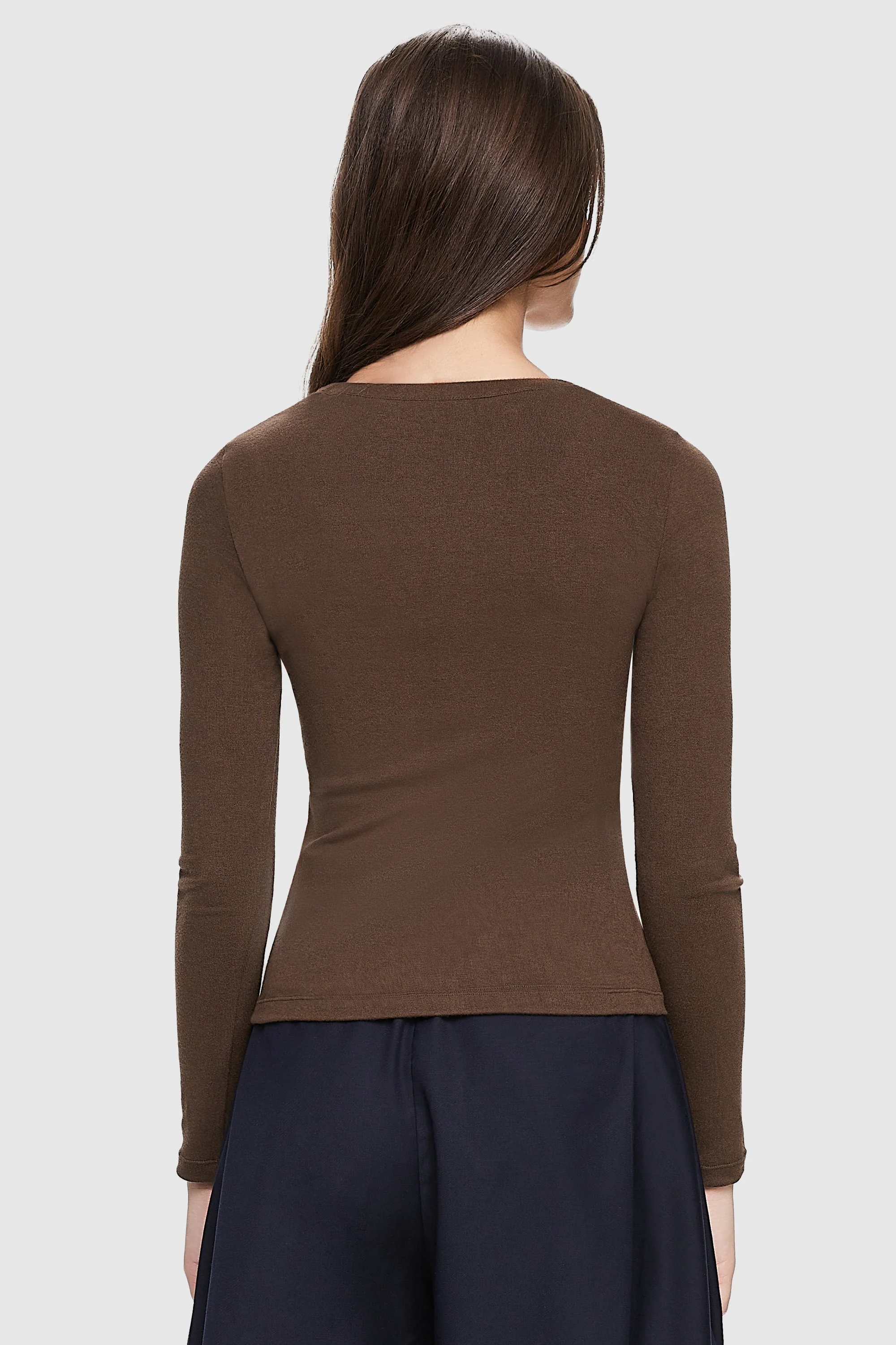 V-Neck Knit Sweater - Image 4
