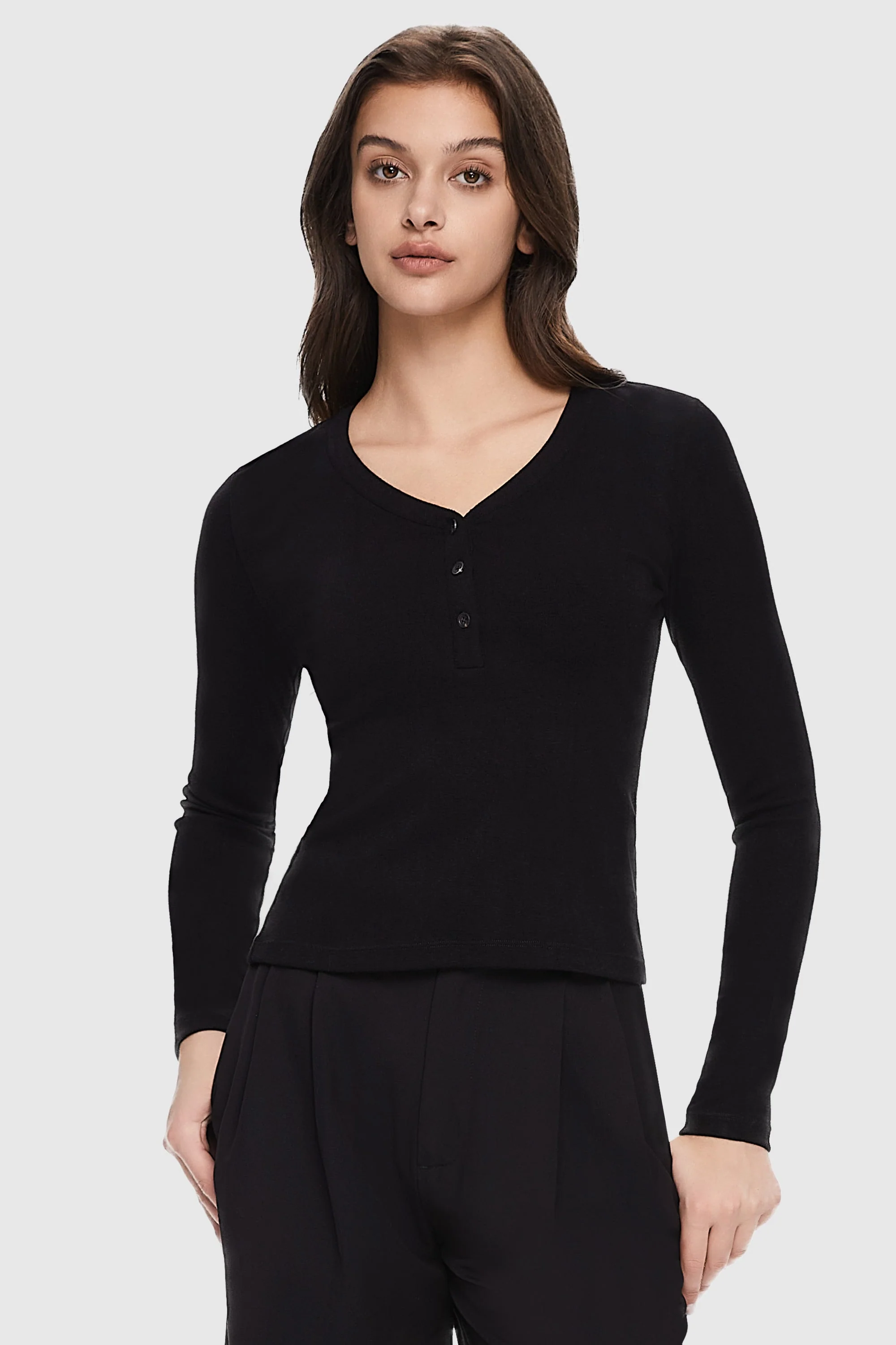 V-Neck Knit Sweater - Image 9