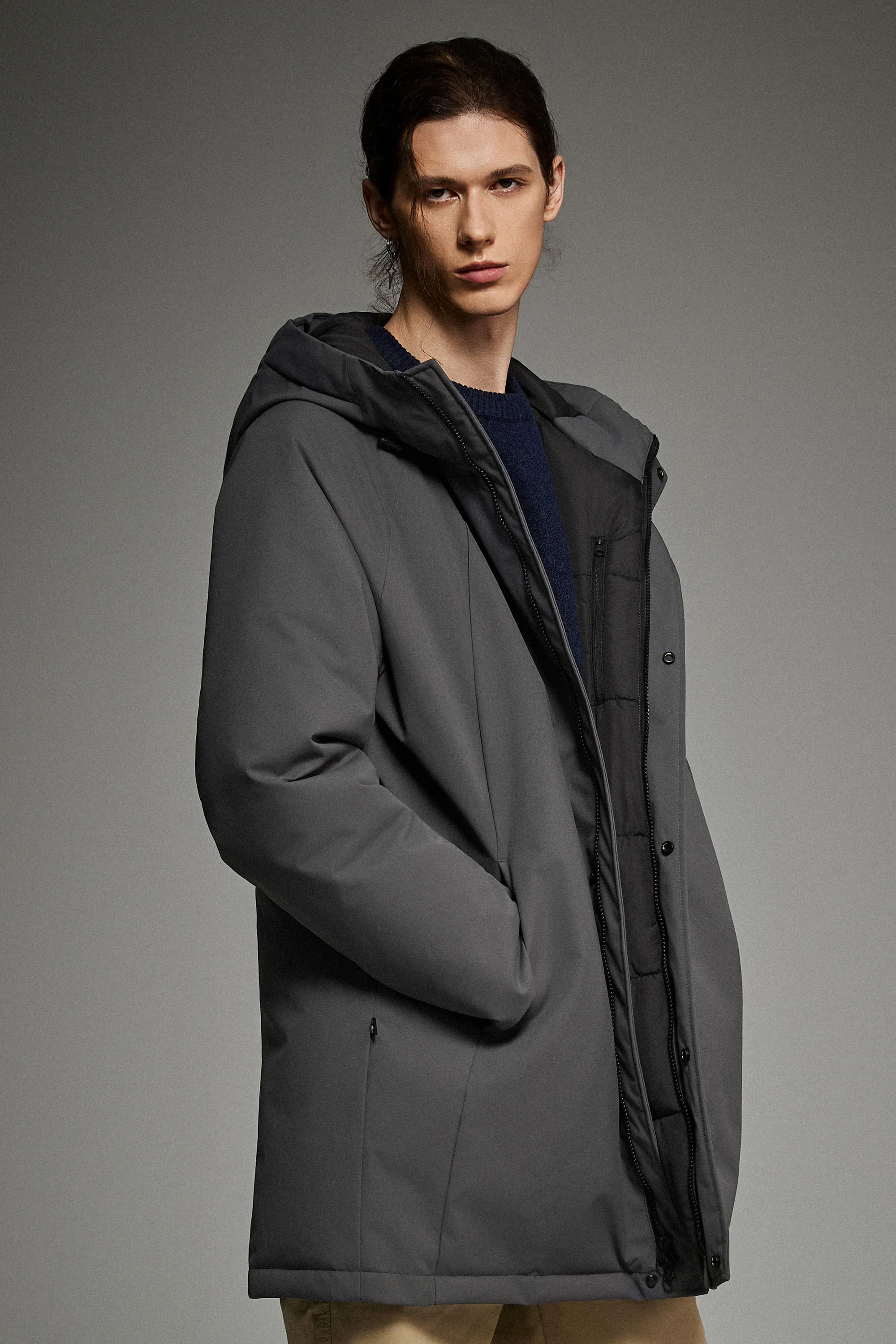 WeatherGuard Mid-Length Hooded Parka Jacket - Image 25