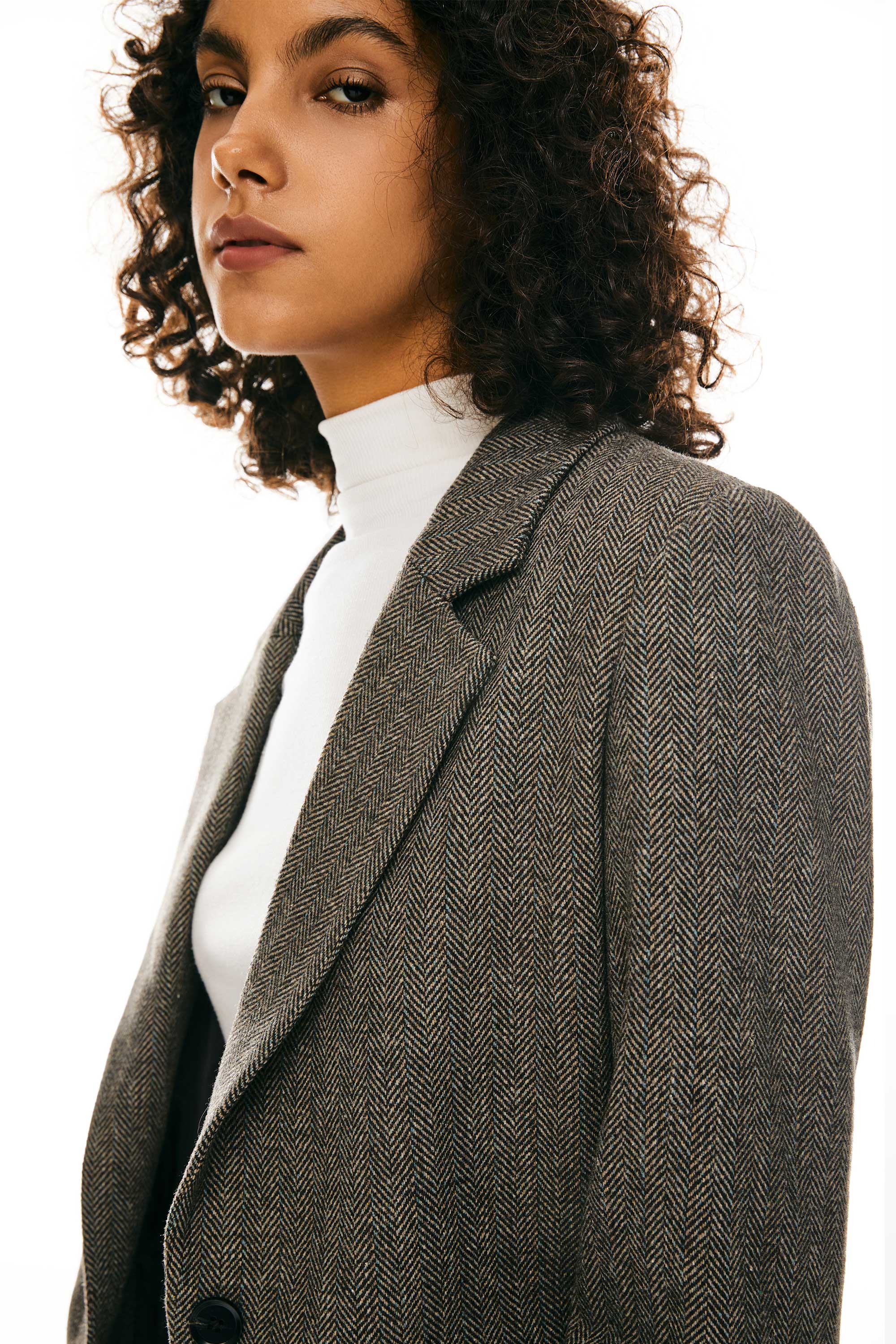 Wool Office Blazer - Image 13