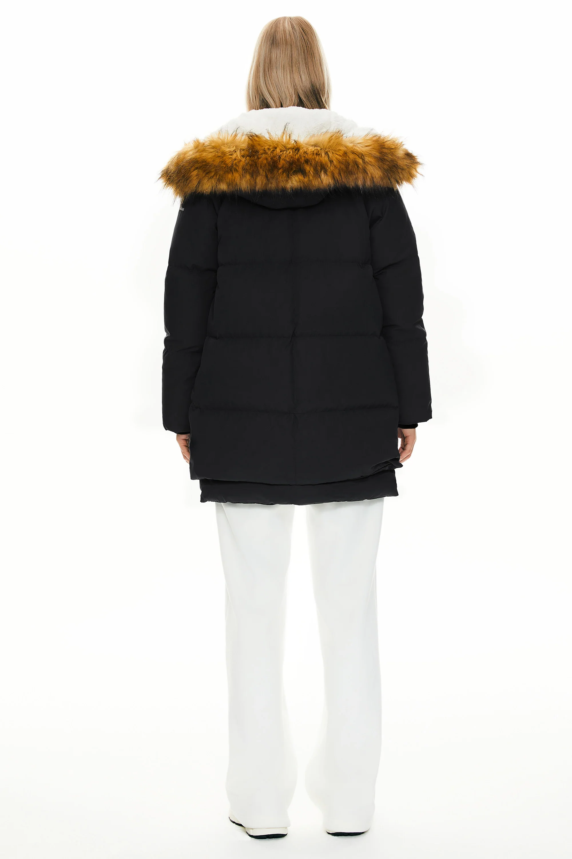 092 Universe® Thickened Down Jacket with Faux Fur Hood - Image 26