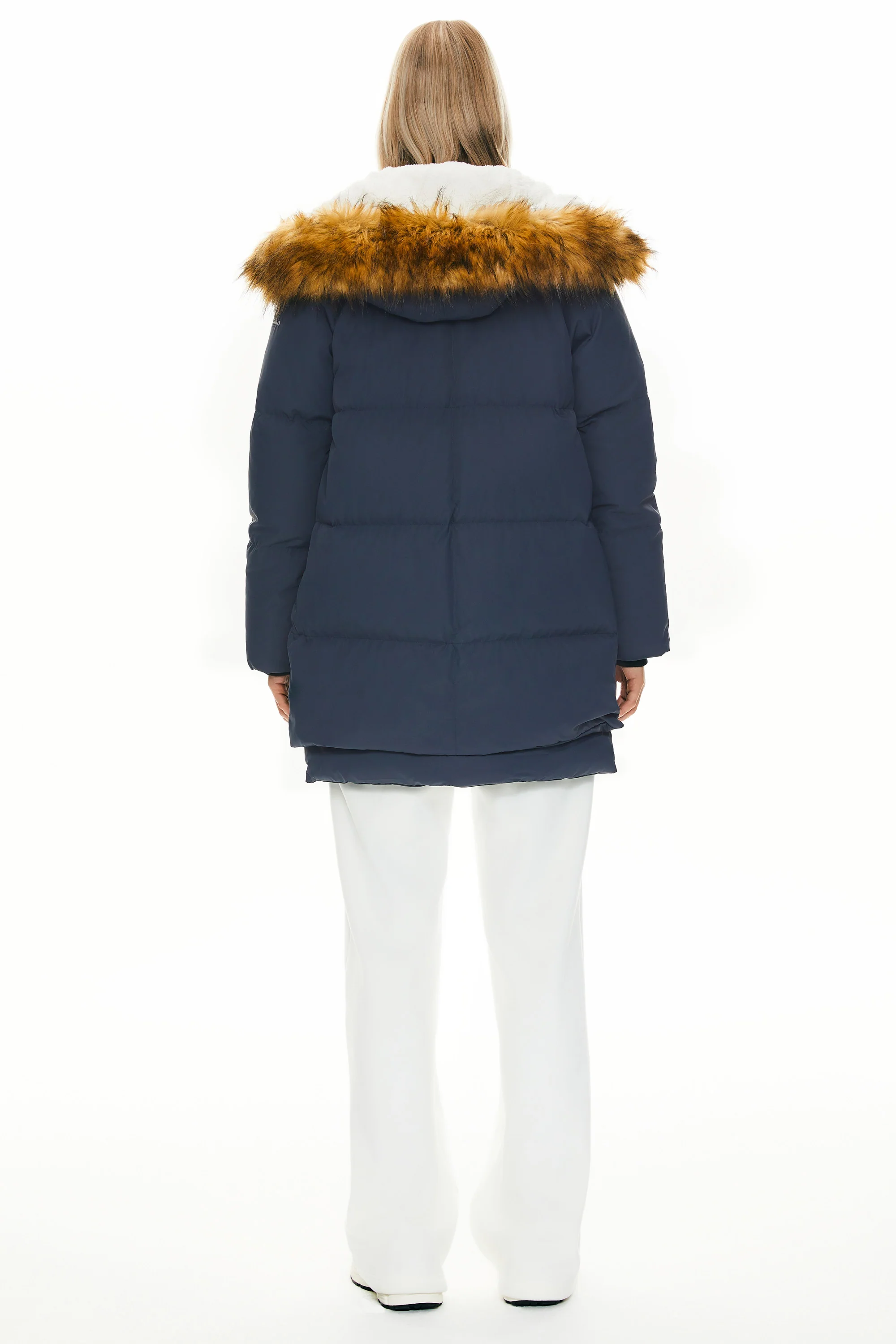 092 Universe® Thickened Down Jacket with Faux Fur Hood - Image 35