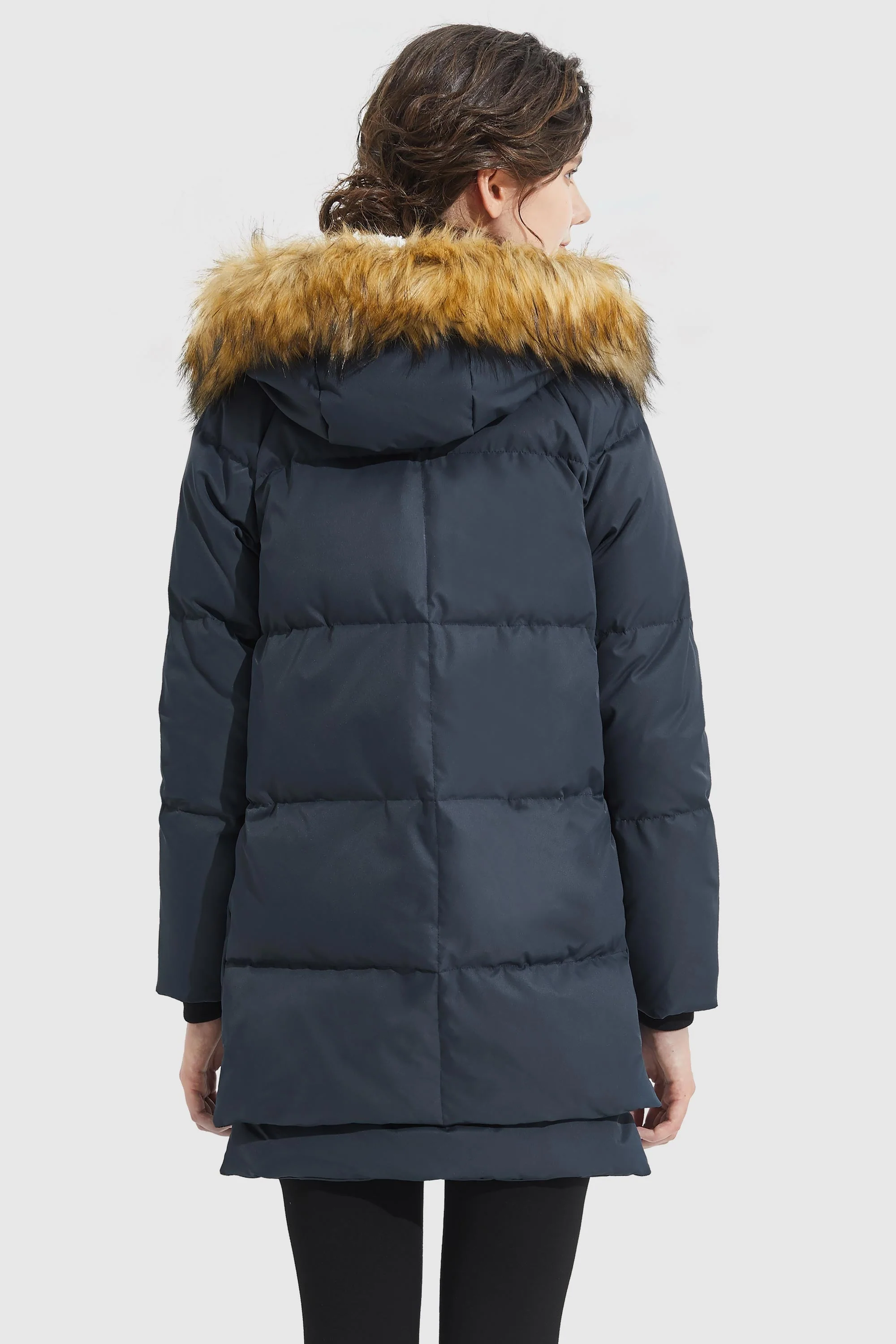 092 Universe® Thickened Down Jacket with Faux Fur Hood - Image 38