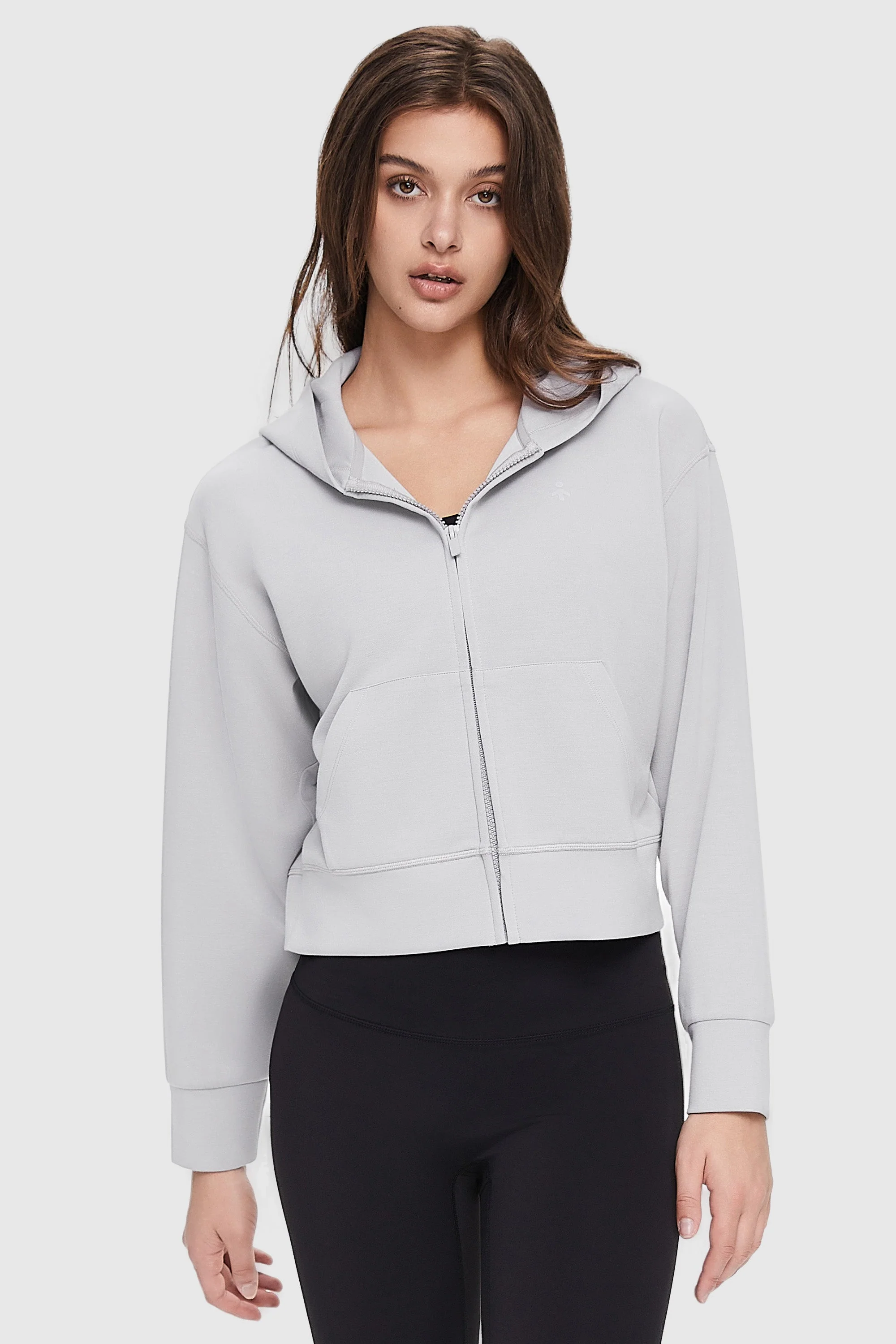 Zip-Up Cropped Hoodie - Image 10