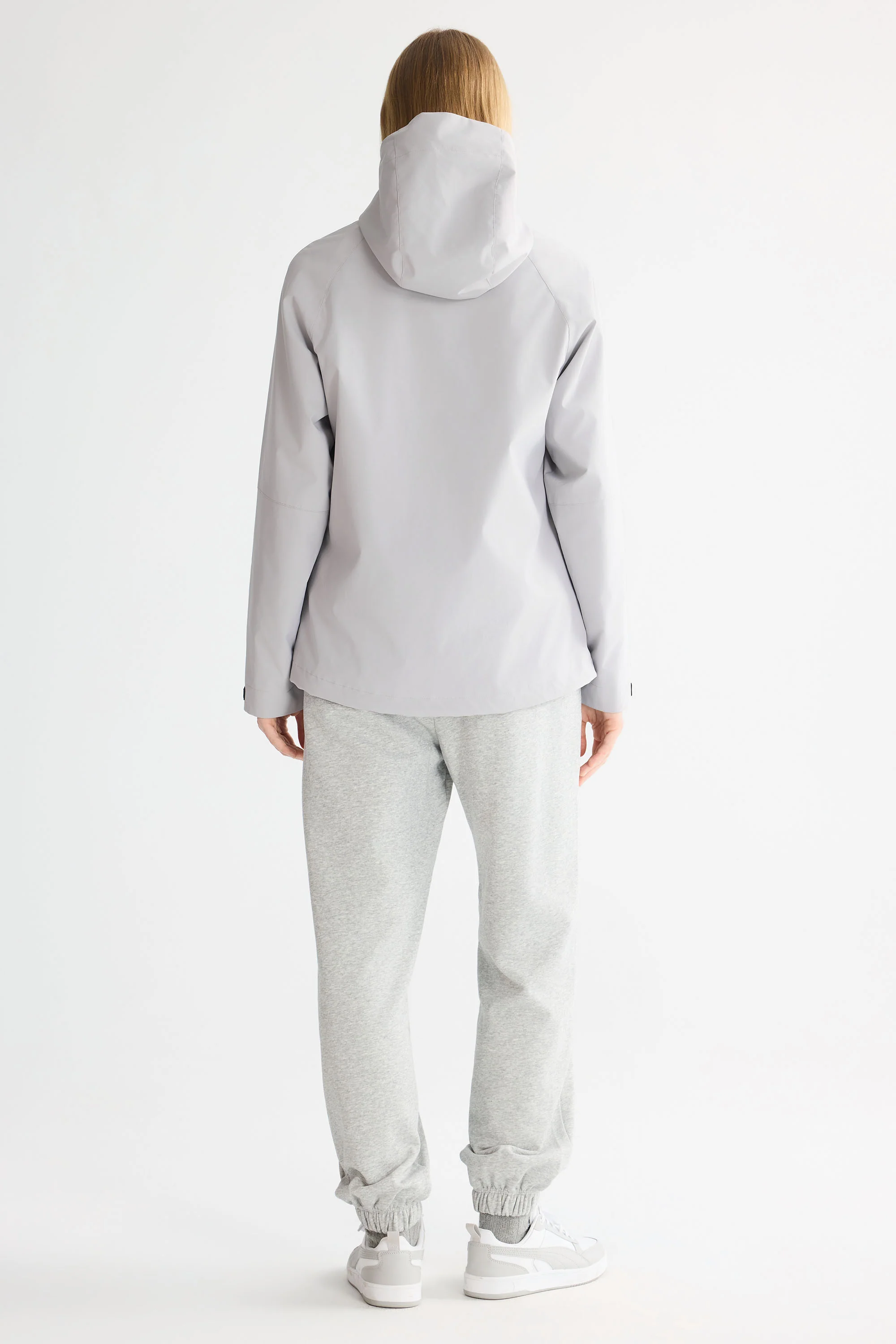 Zip Up Rain Jacket Lightweight Hooded Windbreaker - Image 13